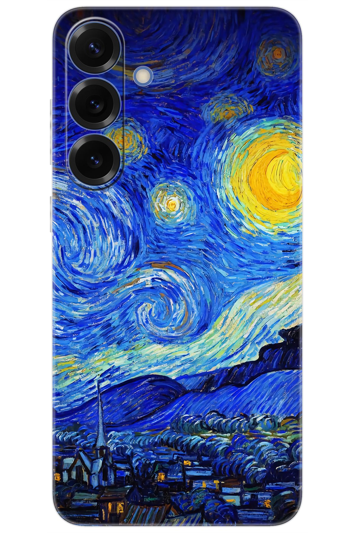 Ceppare Samsung Galaxy S25 PLUS (SM-S936B) Uyumlu Kılıf Silikon Starry Night Yıldızlı Gece S:757 CP-0j0Zb8y