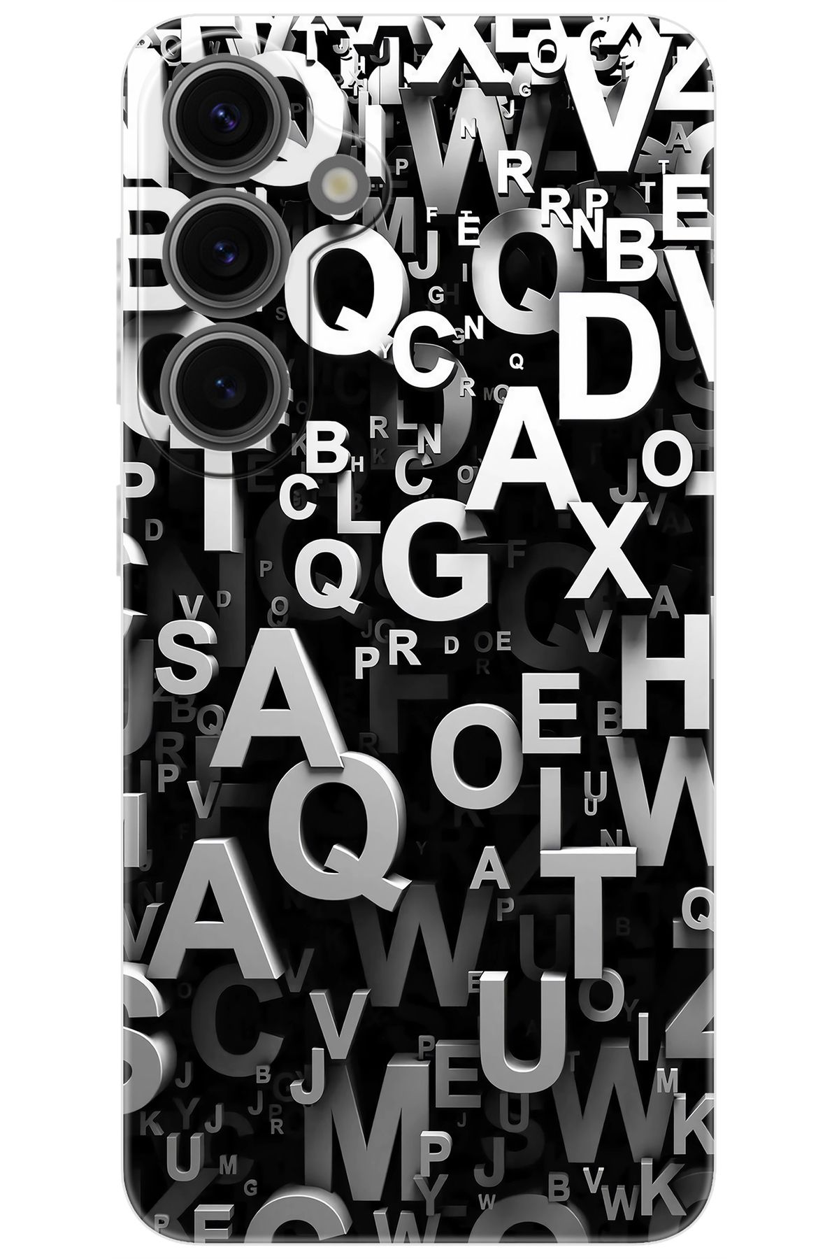 Ceppare Samsung Galaxy S24 PLUS (SM-S926B) Uyumlu Kılıf Desen Baskılı Silikon Harfler STK:739 CP-2oSPutB