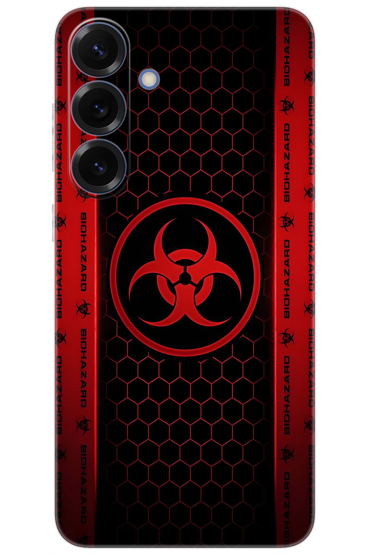 Ceppare Samsung Galaxy S25 PLUS (SM-S936B) Uyumlu Kılıf Desen Baskılı Silikon Biohazard STK:754 CP-lNgNfa6