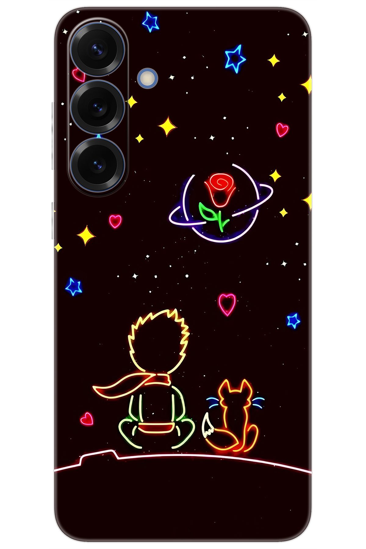 Ceppare Samsung Galaxy S25 PLUS (SM-S936B) Uyumlu Kılıf Desen Baskılı Silikon Küçük Prens STK:642 CP-vx547tJ
