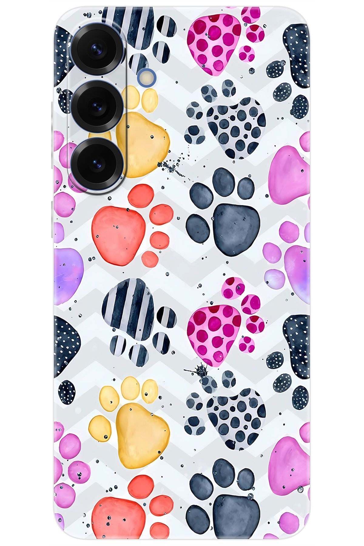Ceppare Samsung Galaxy S25 PLUS (SM-S936B) Uyumlu Kılıf Desenli Silikon Renkli Patiler STK:670 CP-YSjtpmZ