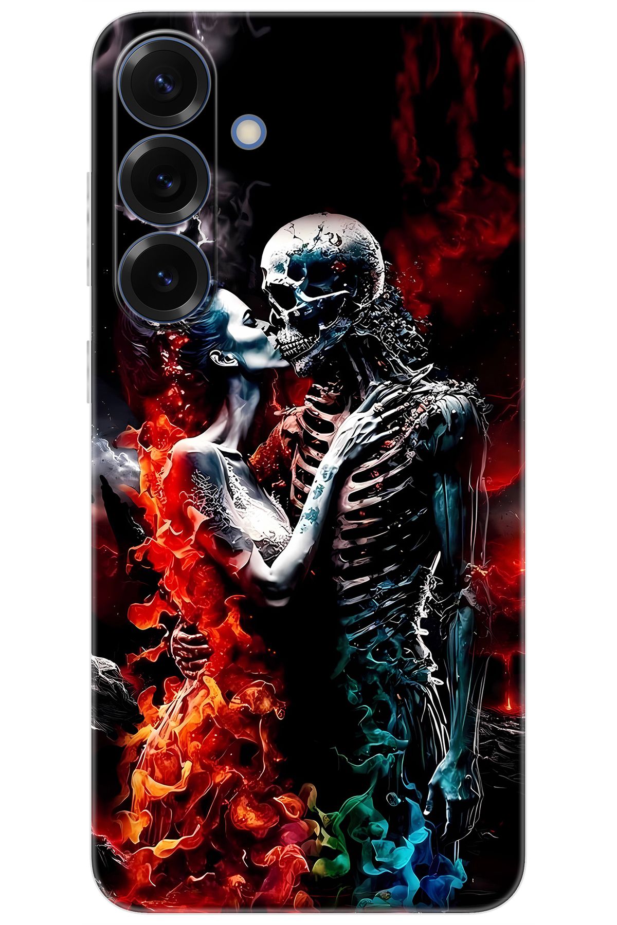 Ceppare Samsung Galaxy S25 PLUS (SM-S936B) Uyumlu Kılıf Desenli Silikon İskelet Aşıklar STK:666 CP-jWep1Jx