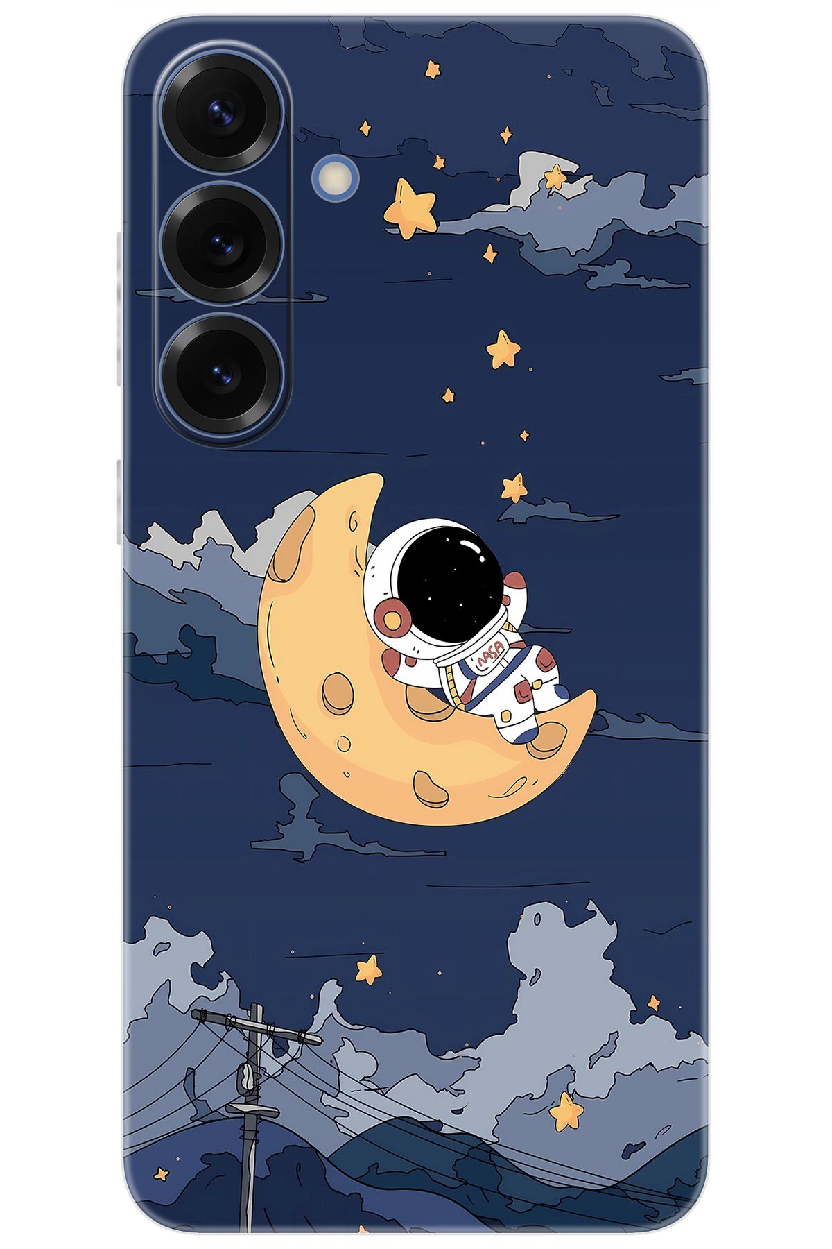 Ceppare Samsung Galaxy S25 PLUS (SM-S936B) Uyumlu Kılıf Desen Baskılı Silikon Astronot STK:684 CP-cO1rogL