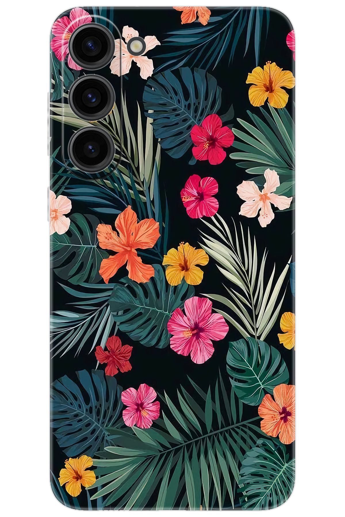 Ceppare Samsung Galaxy S23 PLUS (SM-S916B) Uyumlu Kılıf Desen Baskılı Silikon Çiçekler STK:632 CP-Few5Qlk