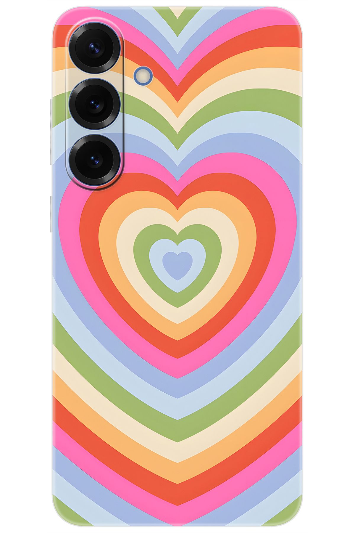 Ceppare Samsung Galaxy S25 PLUS (SM-S936B) Uyumlu Kılıf Desenli Silikon Renkli Kalpler STK:1019 CP-2YIzdbT