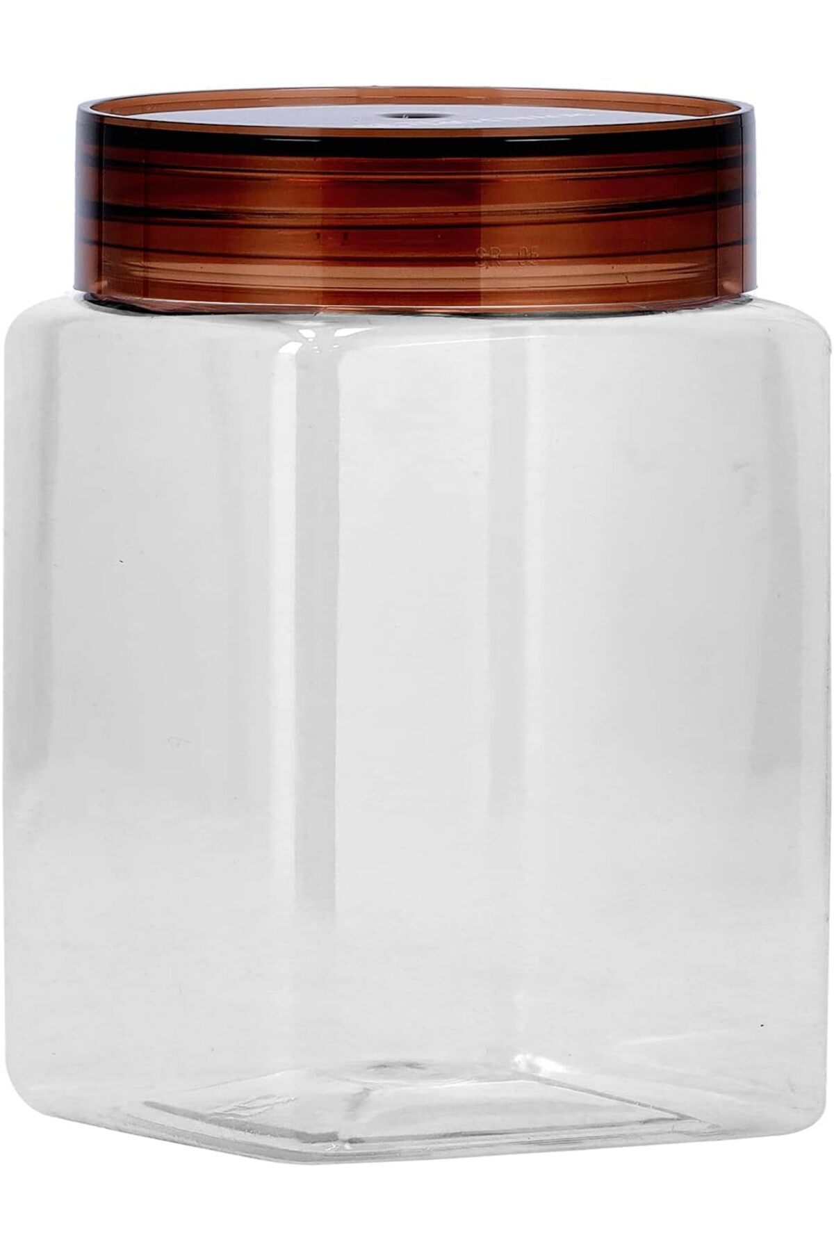 Generic-Royalford 450ML Crystalia Canister - Portable & Stackable Design | Transparent Body with Tight Lid 2