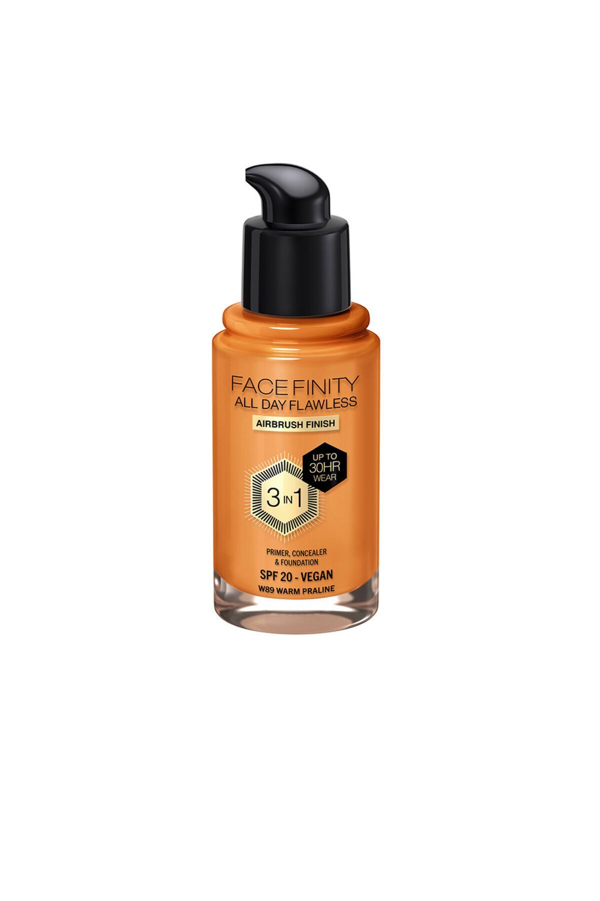 Max Factor-Facefinity All Day Flawless 3 In 1 Foundation #w89-warme Praline 30 ml 1