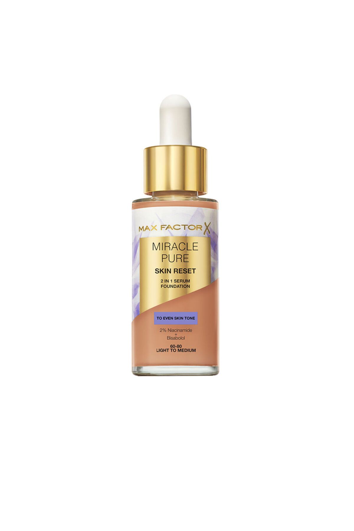 Max Factor-Miracle Pure Serum Mit Farbe #60 - 80-light Bis Medium Max Factor 30 ml 1