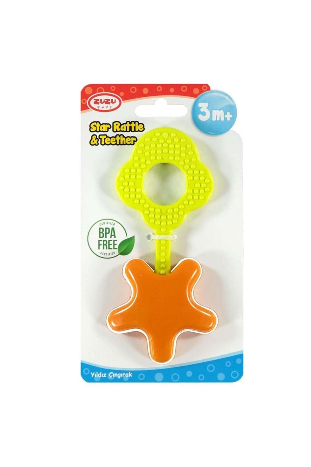 Zuzu Toys Yıldız Çıngırak Bpa İçermez