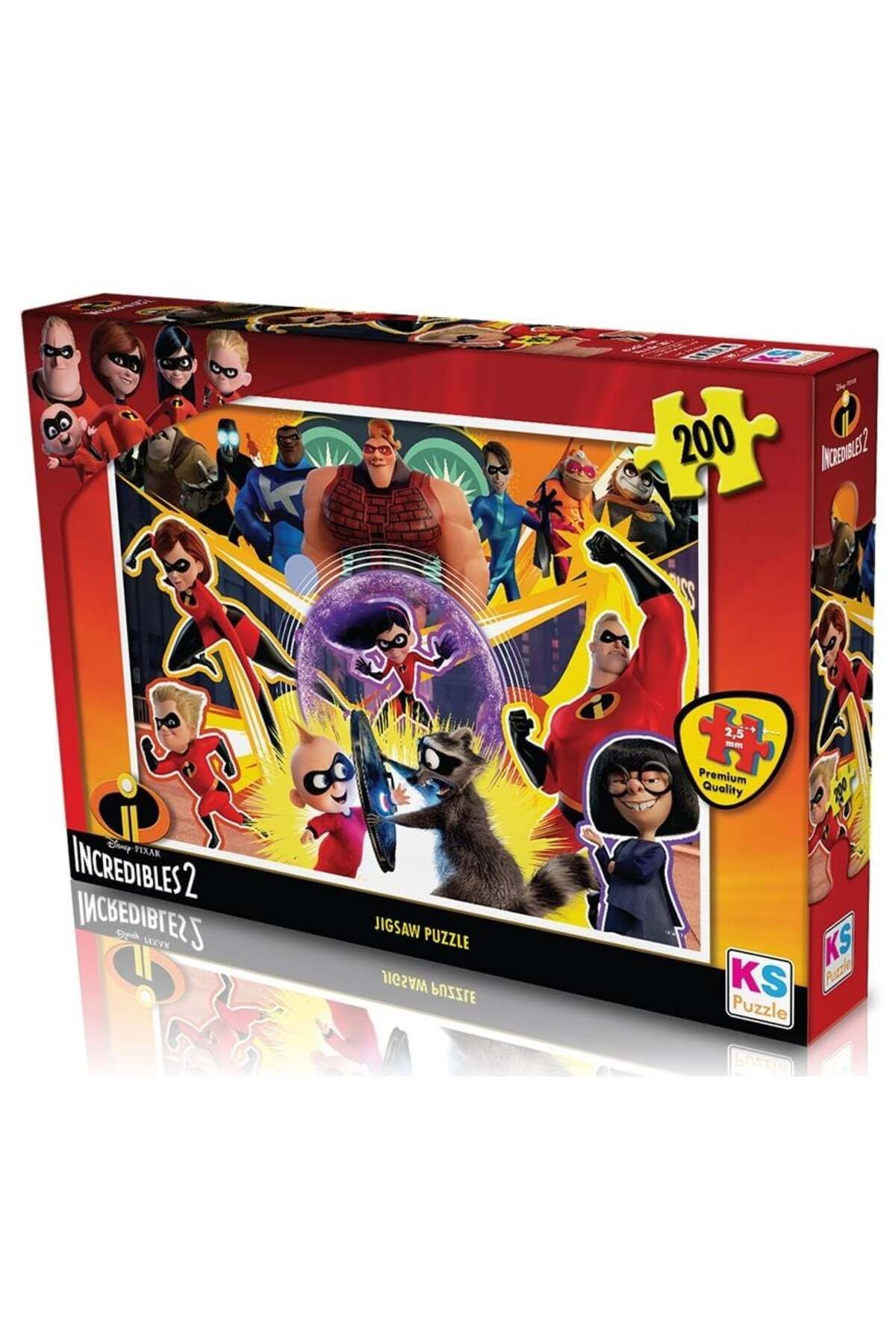 KS Puzzle 200 Parça Incredibles