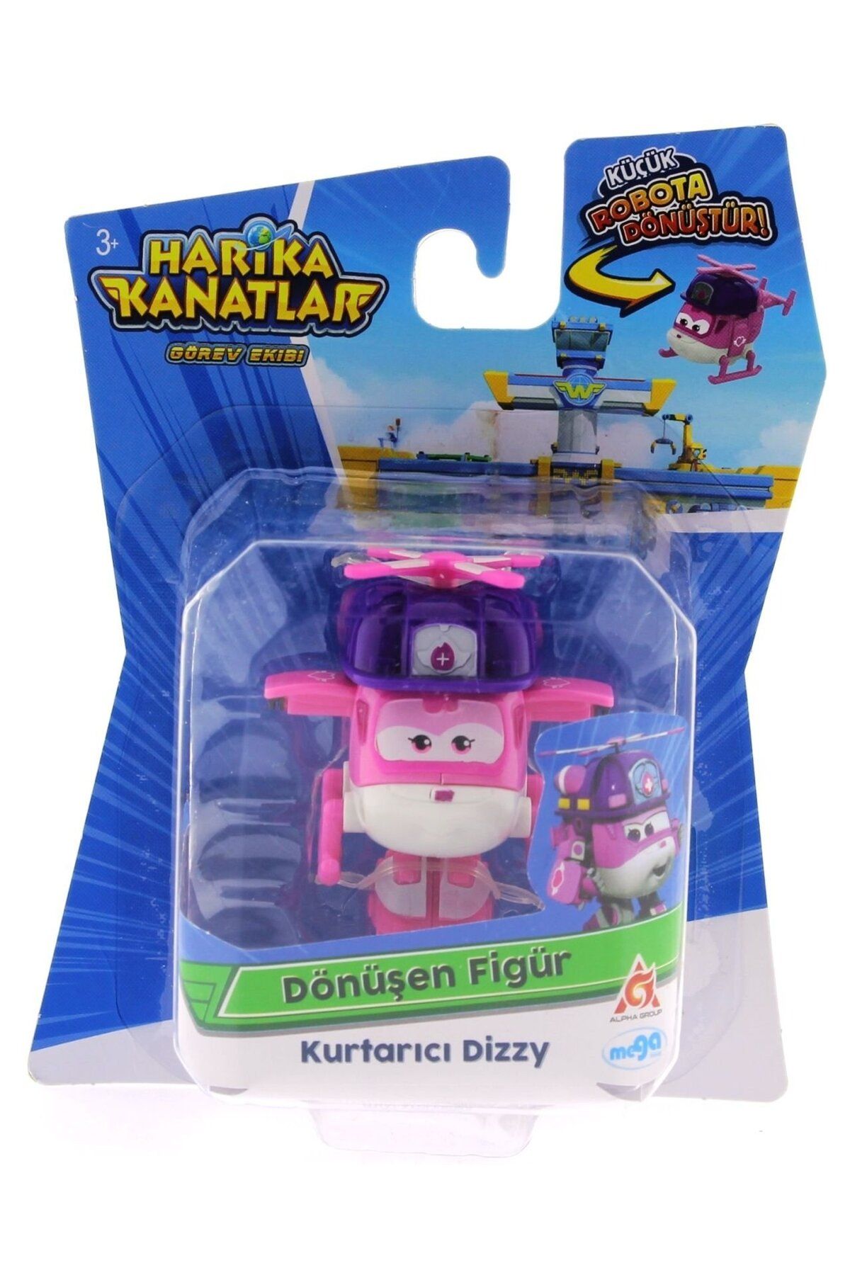 Harika Kanatlar Dönüşen Tekli Figür Kurtarıcı Dizzy