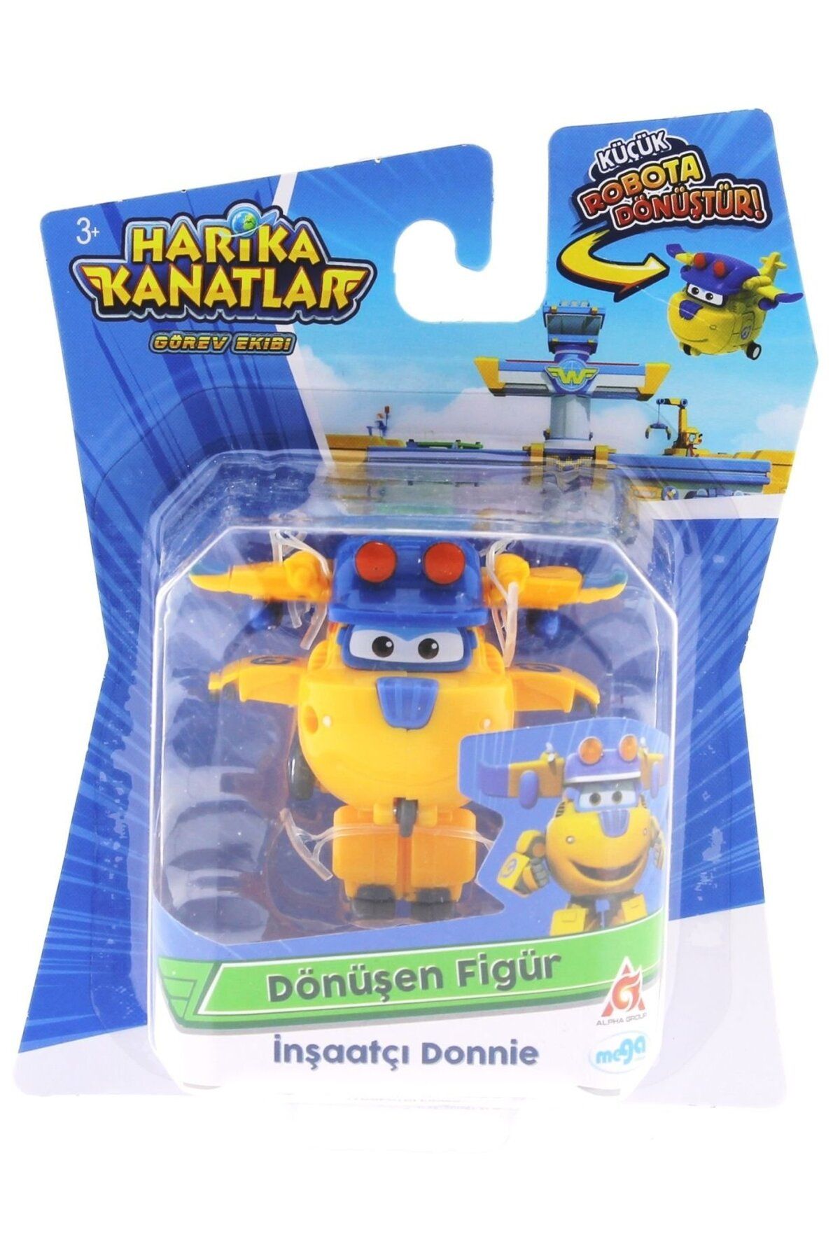 Harika Kanatlar Dönüşen Tekli Figür İnşaatçı Donnie