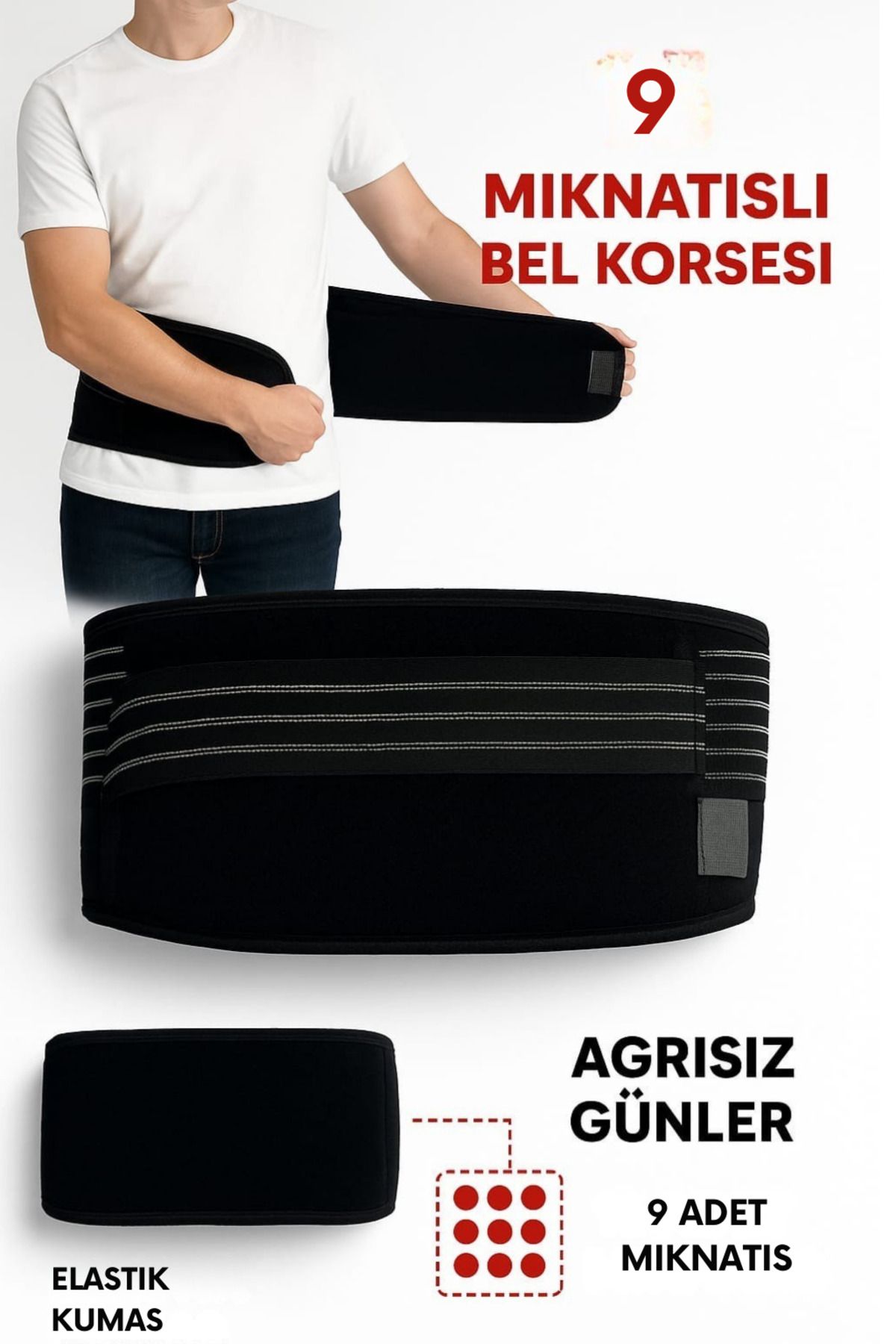 HARFİX Mıknatıslı ağrı giderici terleten korse