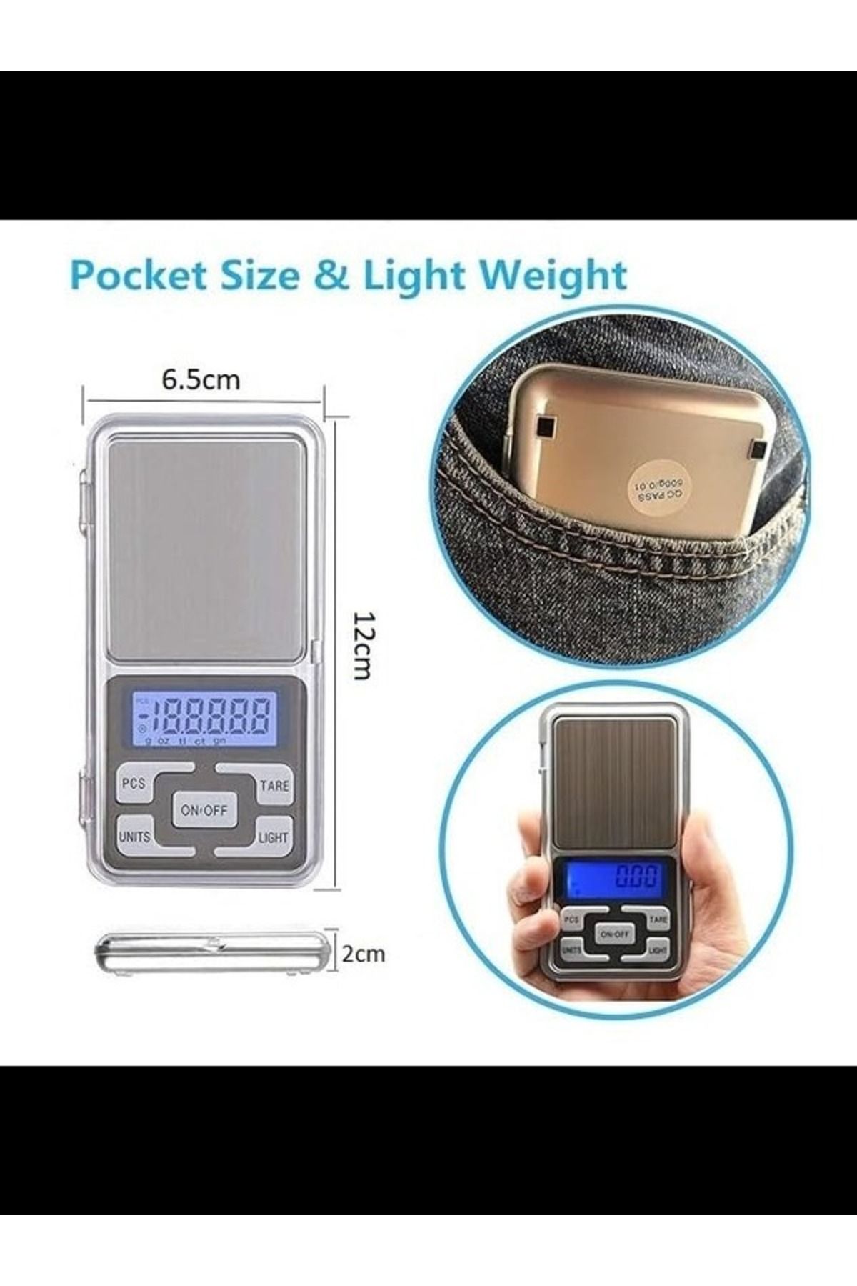 Other-Pocket Scale With Multiple Unit Conversion, Accuracy 0.01g Up To 200g, Protective Tray C 5