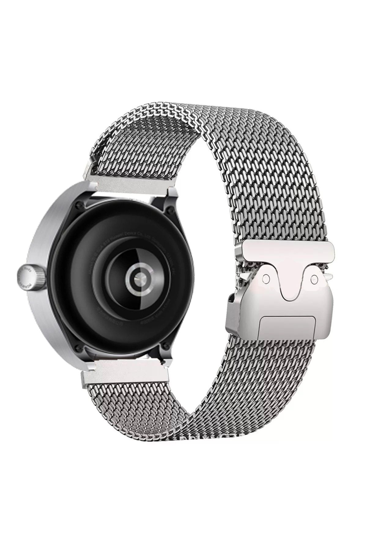 HTstore Galaxy Uyumlu Watch 3 45mm Zore KRD-100 22mm Titanyum Hasır Kordon-Titanyum-gümüş
