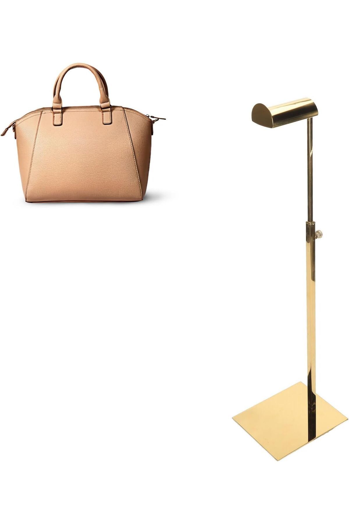 Generic-Purse Holder Handbag Display Stand, Purse Stands for Display, Bags Display Rack Stylish Multifuncti 1