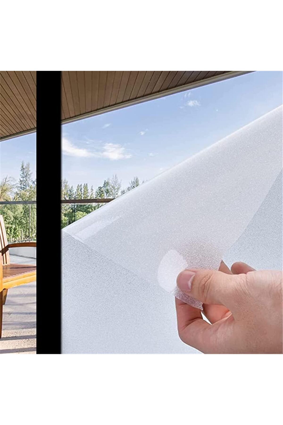 Generic-Privacy Window Films, Window Stickers, Window Film Frosted Glass Window Clings for Privacy Non-Adhe 1