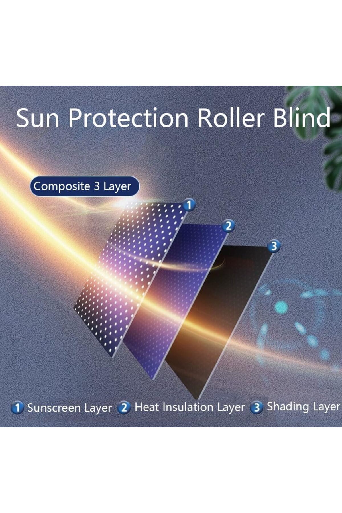 Generic-Vixplorn Thermal Blackout Roller Shades,with Suction Cups Temporary Privacy Blinds,Retractable Port 6