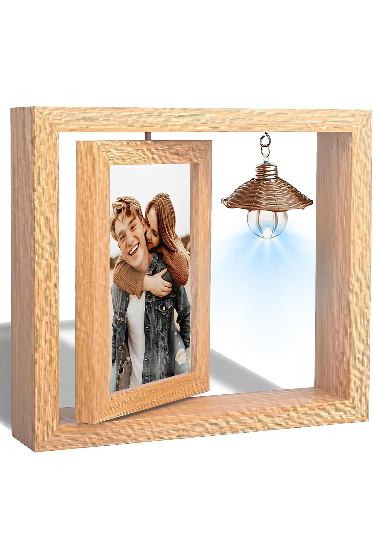 Generic Frames Generic UTJCNVC Rotating Phase Frame,Photo frames, double -sided photo ...