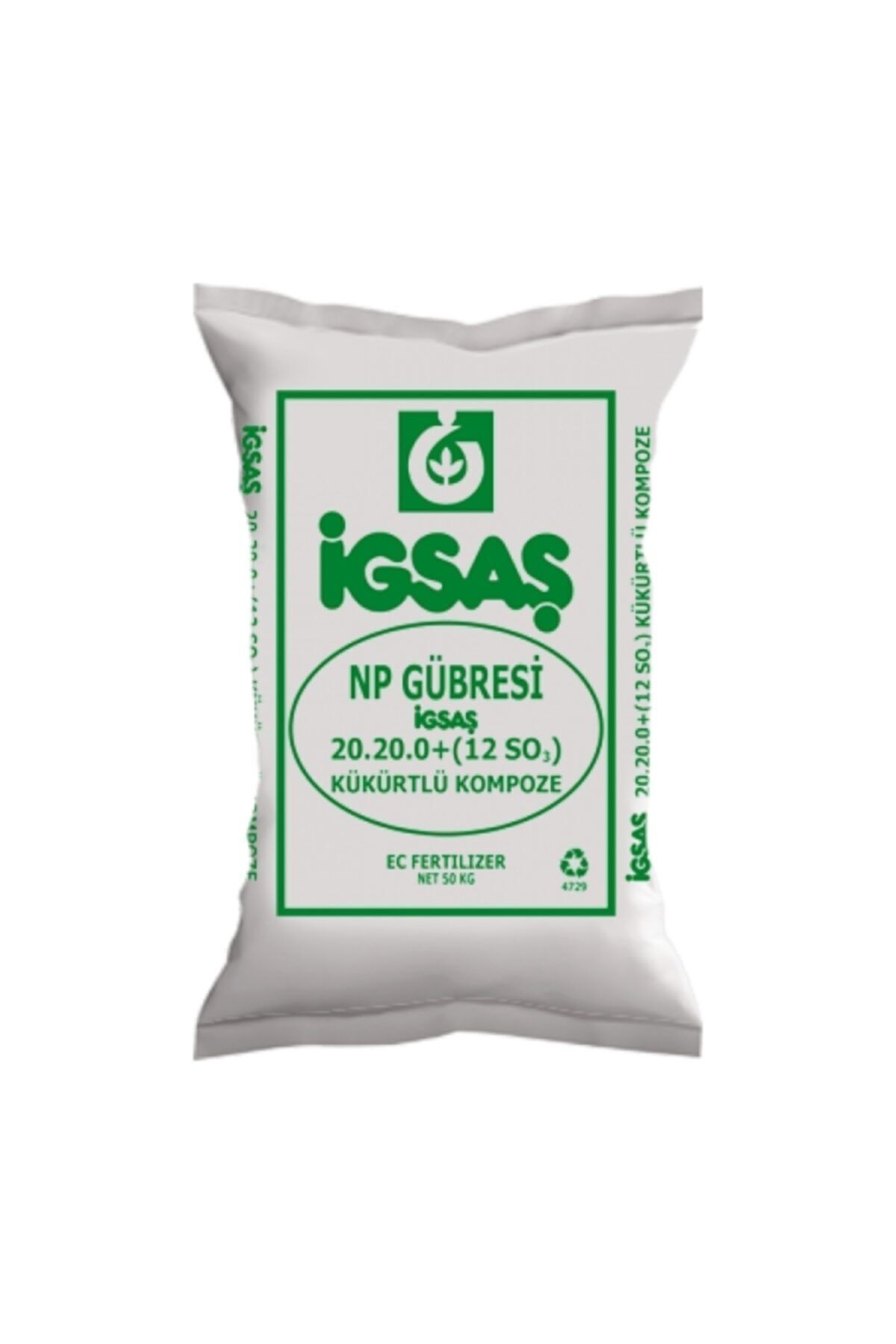 İGSAŞ 20,20.20 Gübre 15 kg Kükürtlü Taban Gübresi Kompoze Bitki Gübresi Toprak Altı Gübre