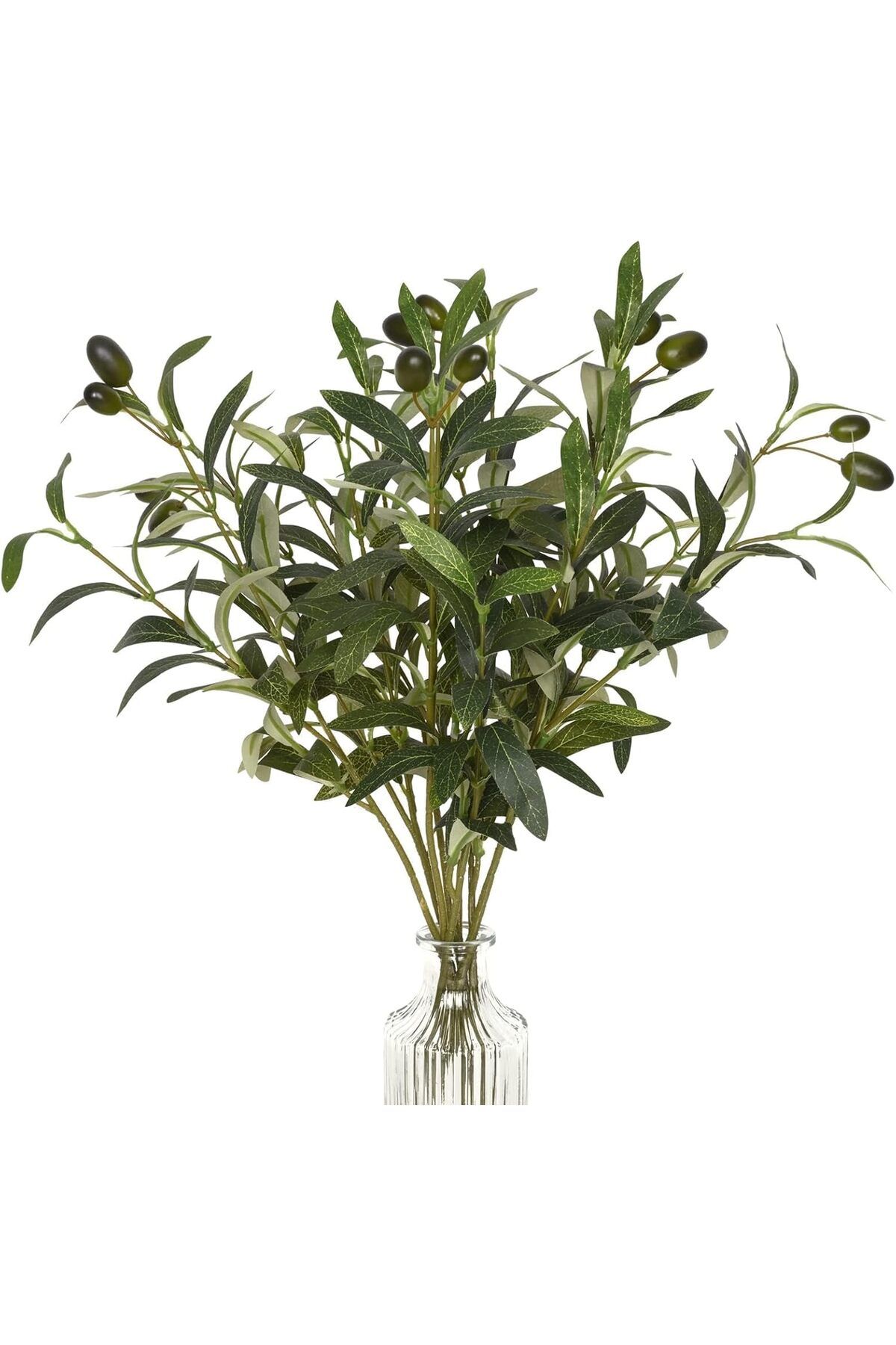 Generic-Faux Olive Branches for Vases, Olive Tree Branches with Lifelike Olives, Artificial Greenery Stems 1