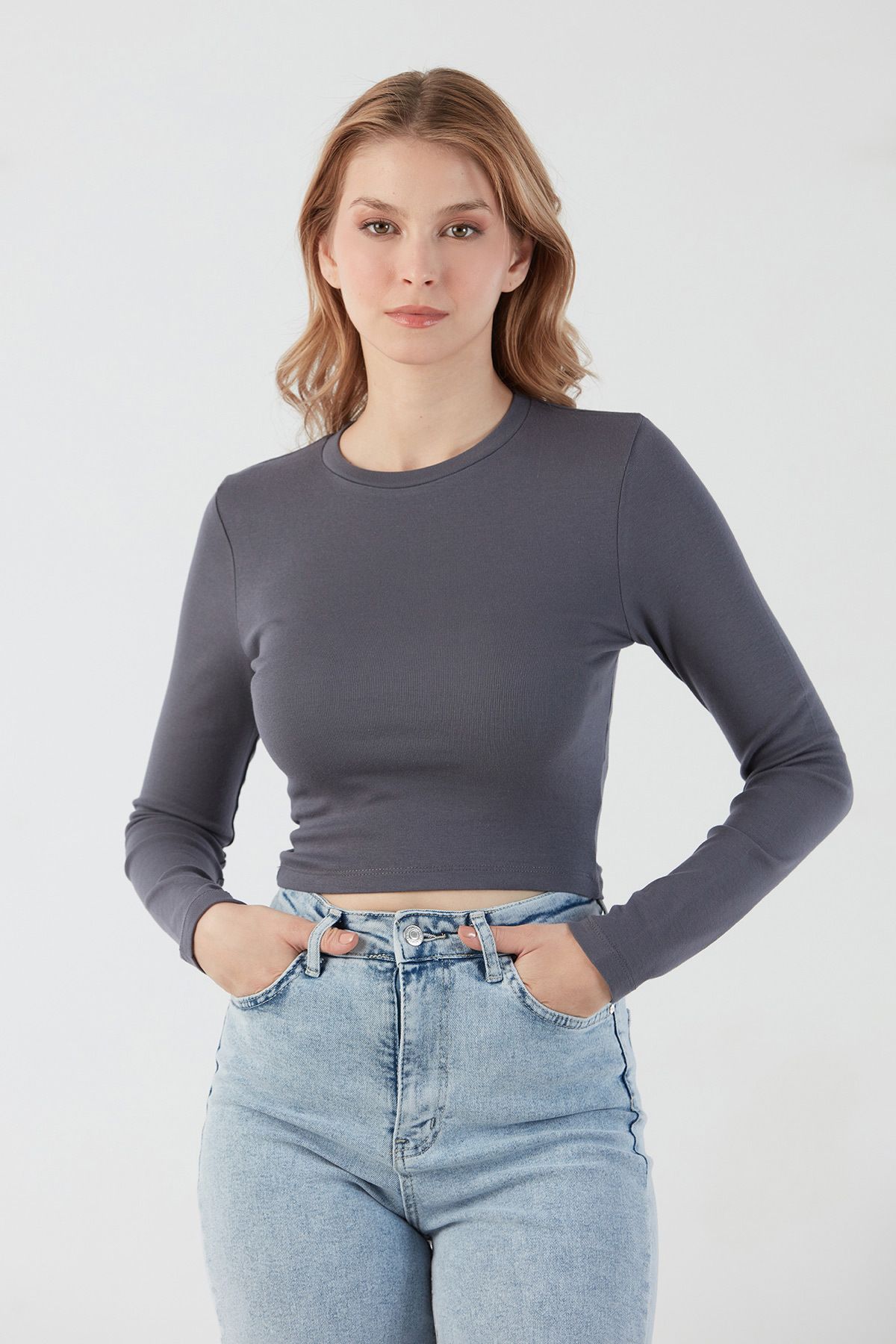 Fulla Moda Basic Crop Body