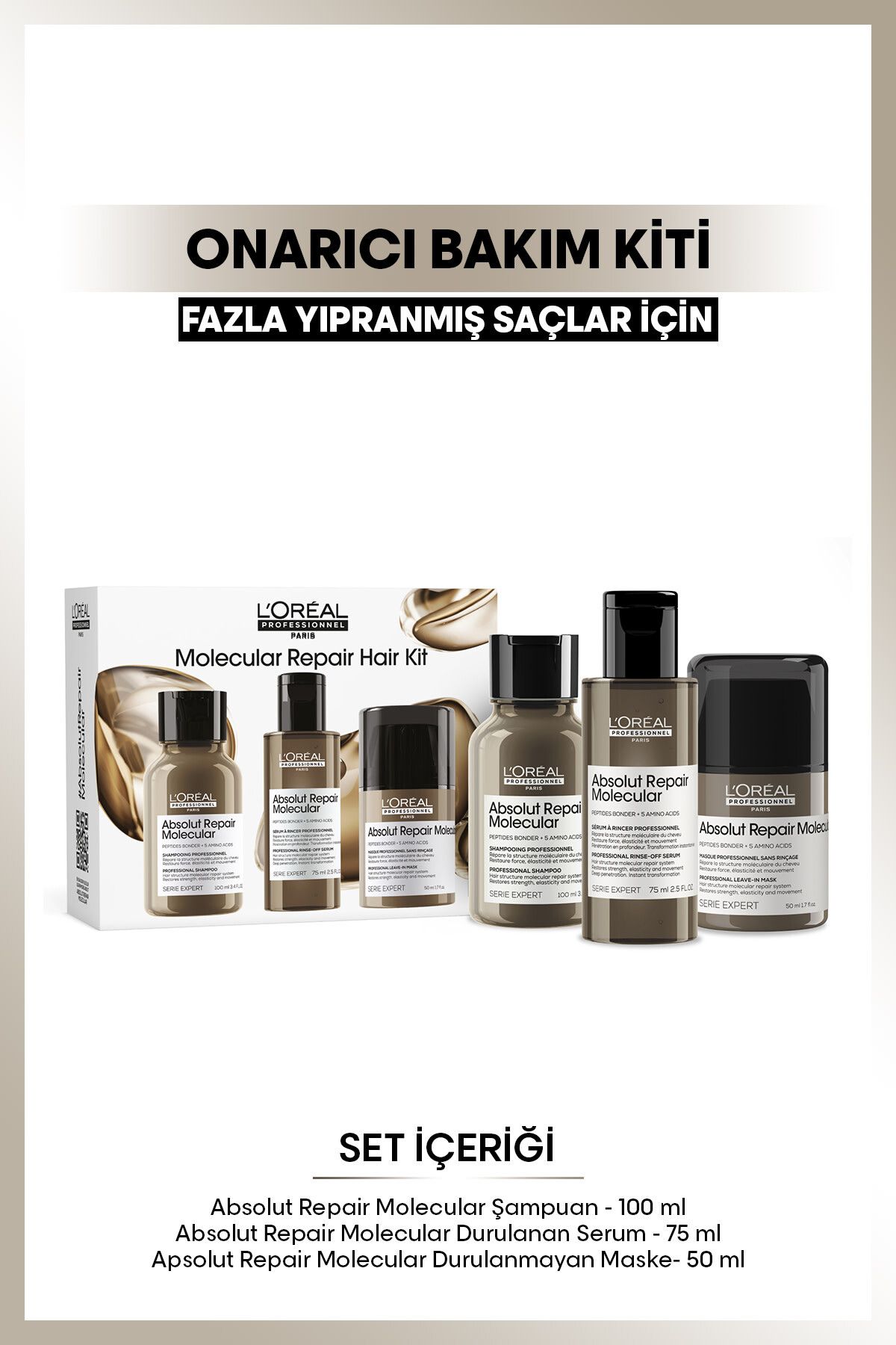 L'oreal Professionnel Absolut Repair Molecular Mini Set