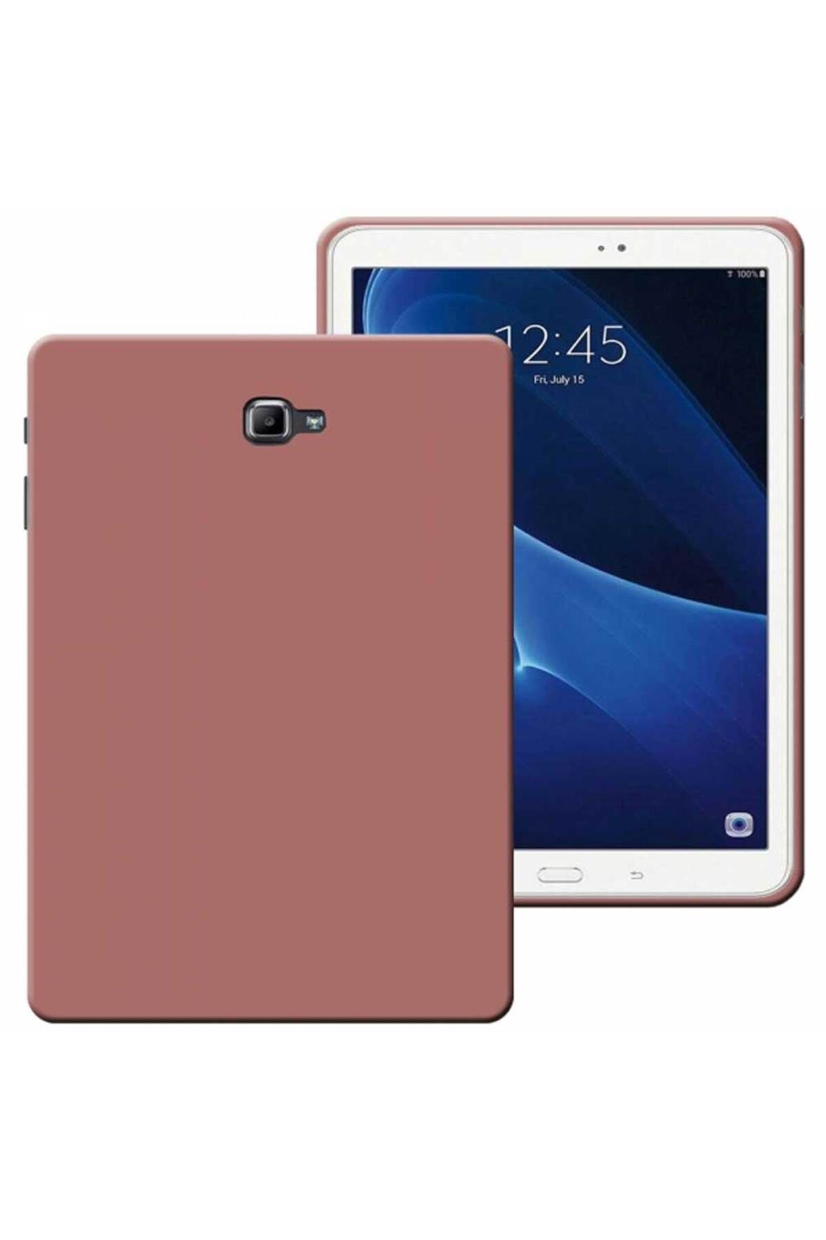 Tekamo Samsung Galaxy Tab A SM T580 Uyumlu Rubber Yıkanabilir Silikon Kılıf