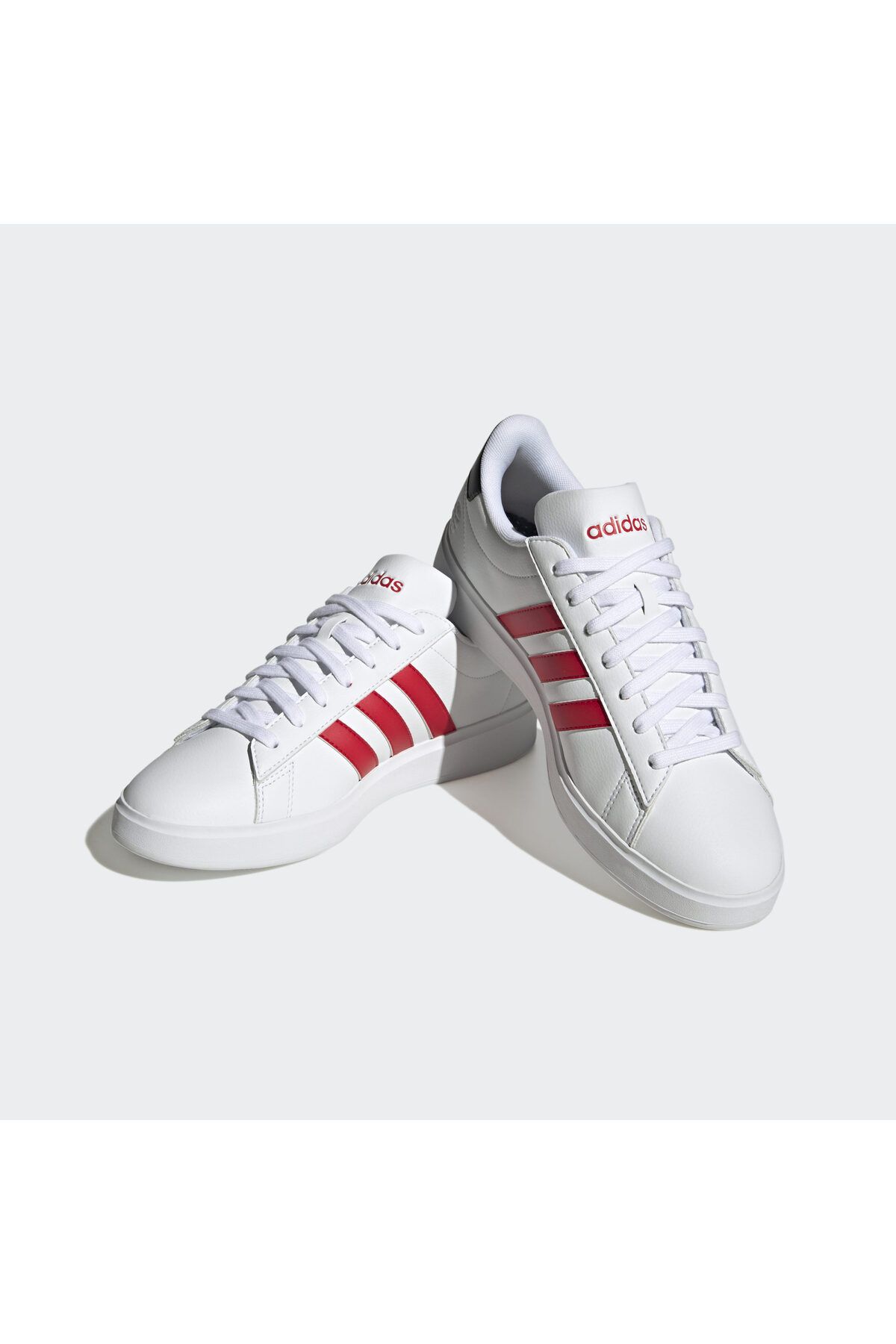 کفش دو و تمرین سفید مردانه زنانه Grand Courtfoam Comfort اورجینال adidas
