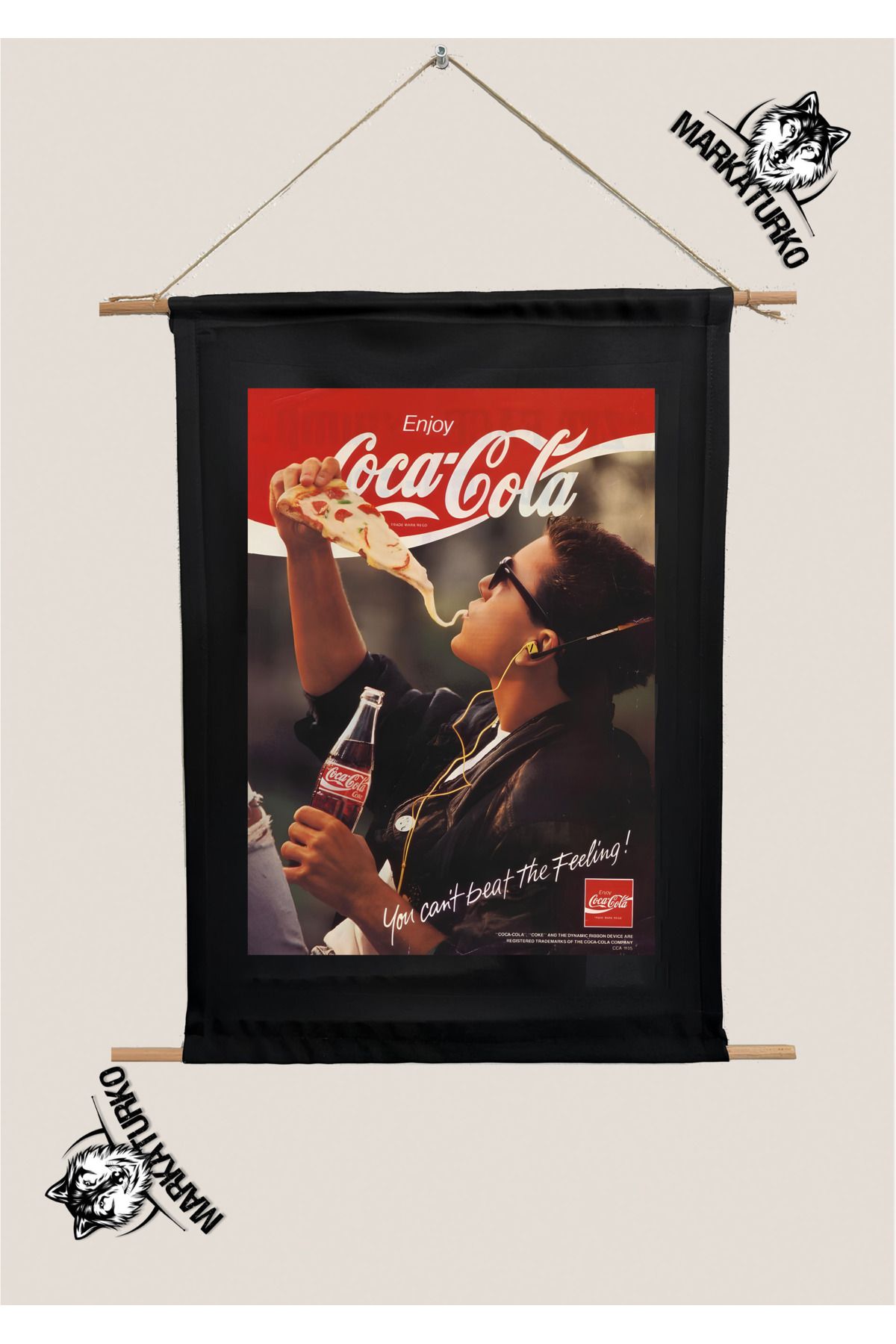 MarkaTurko COCA COLA ÖZEL TASARIM SÜBLİMASYON BASKI TABLO 1976-27