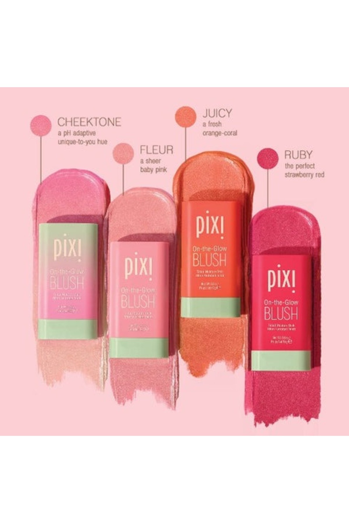 pixi-On-the-Glow Blush – Ph Reactive – Hydrating Tinted Moisture Stick for Cheeks & Lips – 19g 6