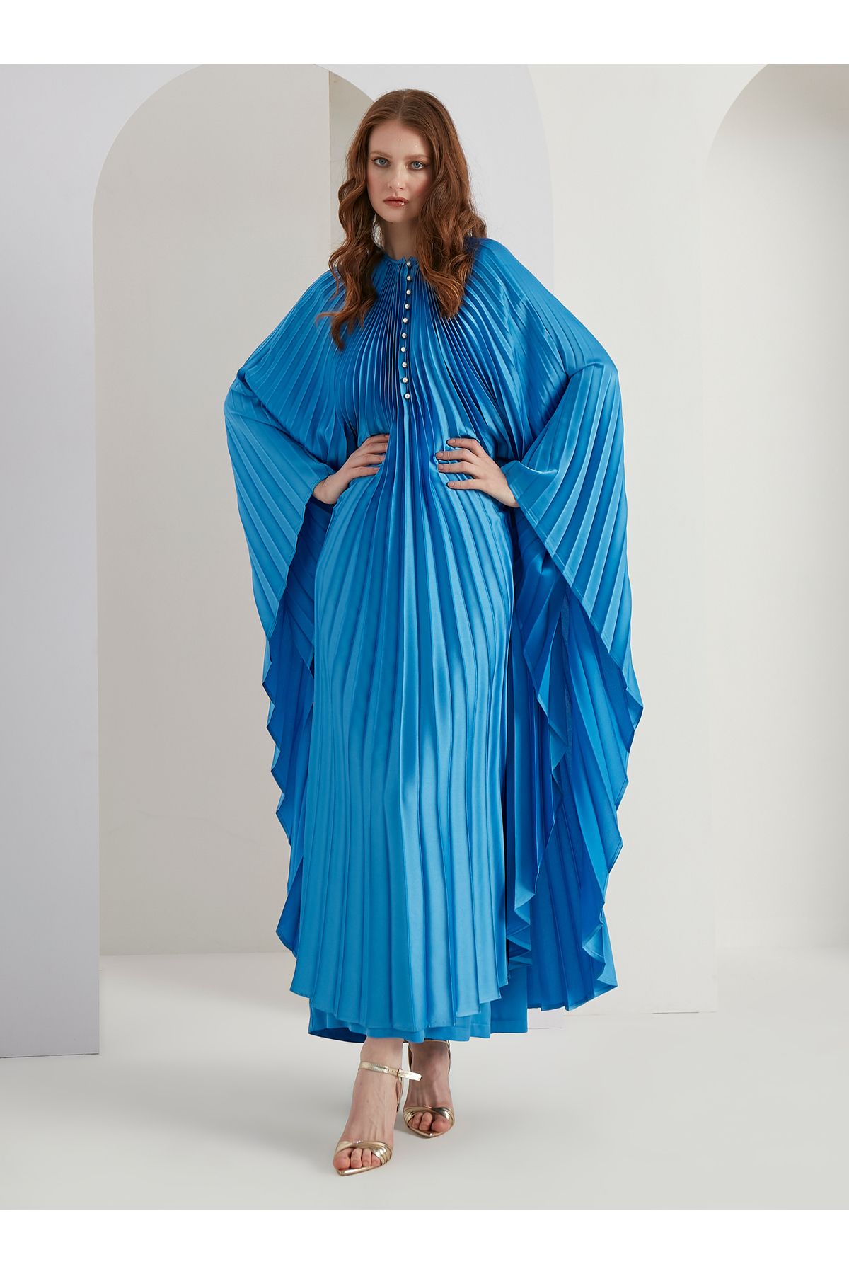 Store Wf Piliseli Maxi Elbise