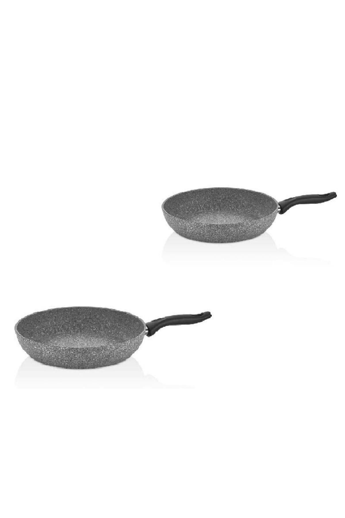 FALEZ Yanmaz Yapışmaz Tava Seti 24+28 CM