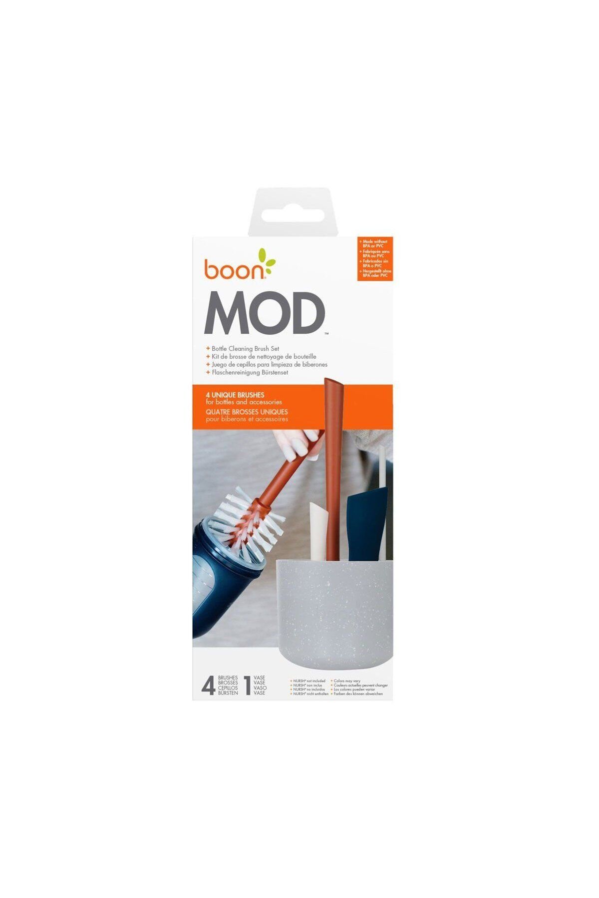 swilex TBN11462 BOON - MOD 4lü Biberon Fırça Seti