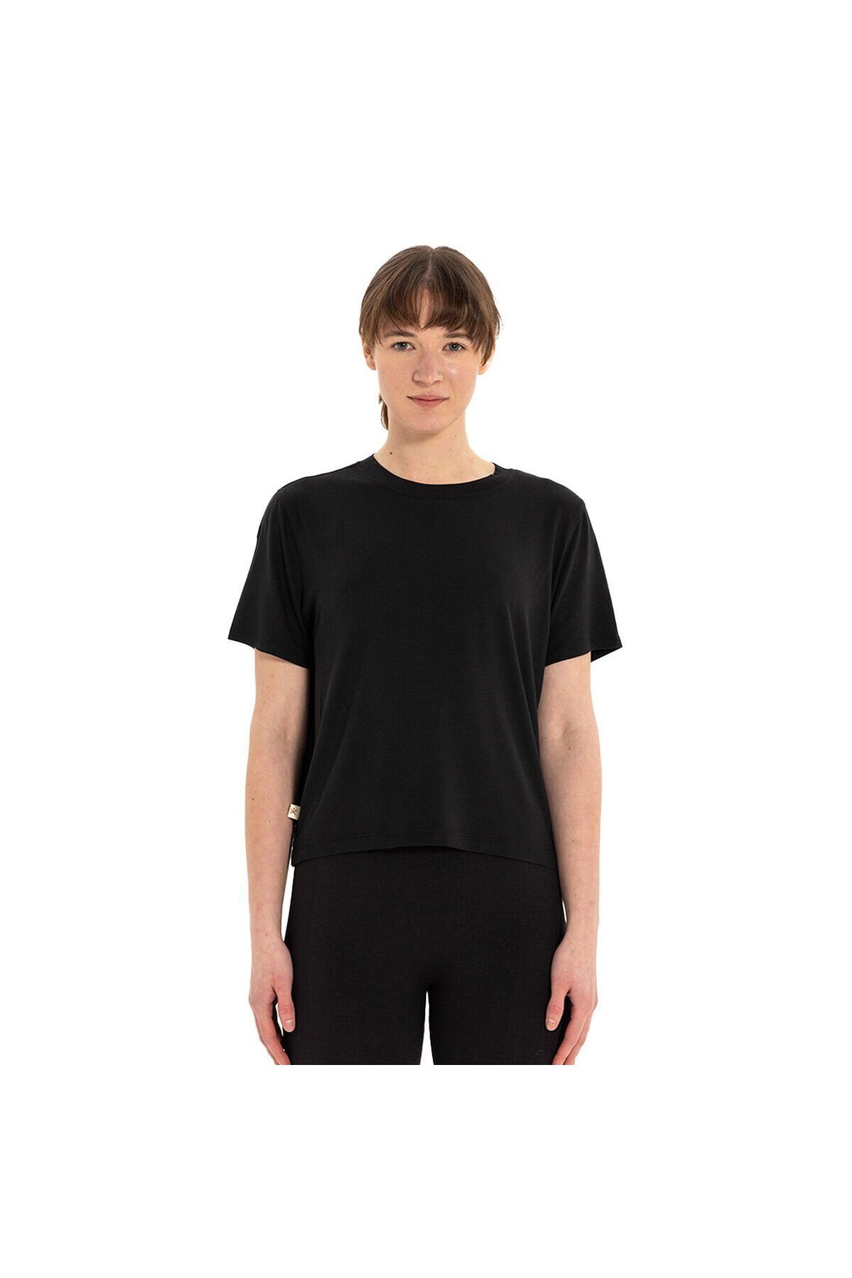 Inguz Modal Bisiklet Yaka Basic Yoga T-Shirt