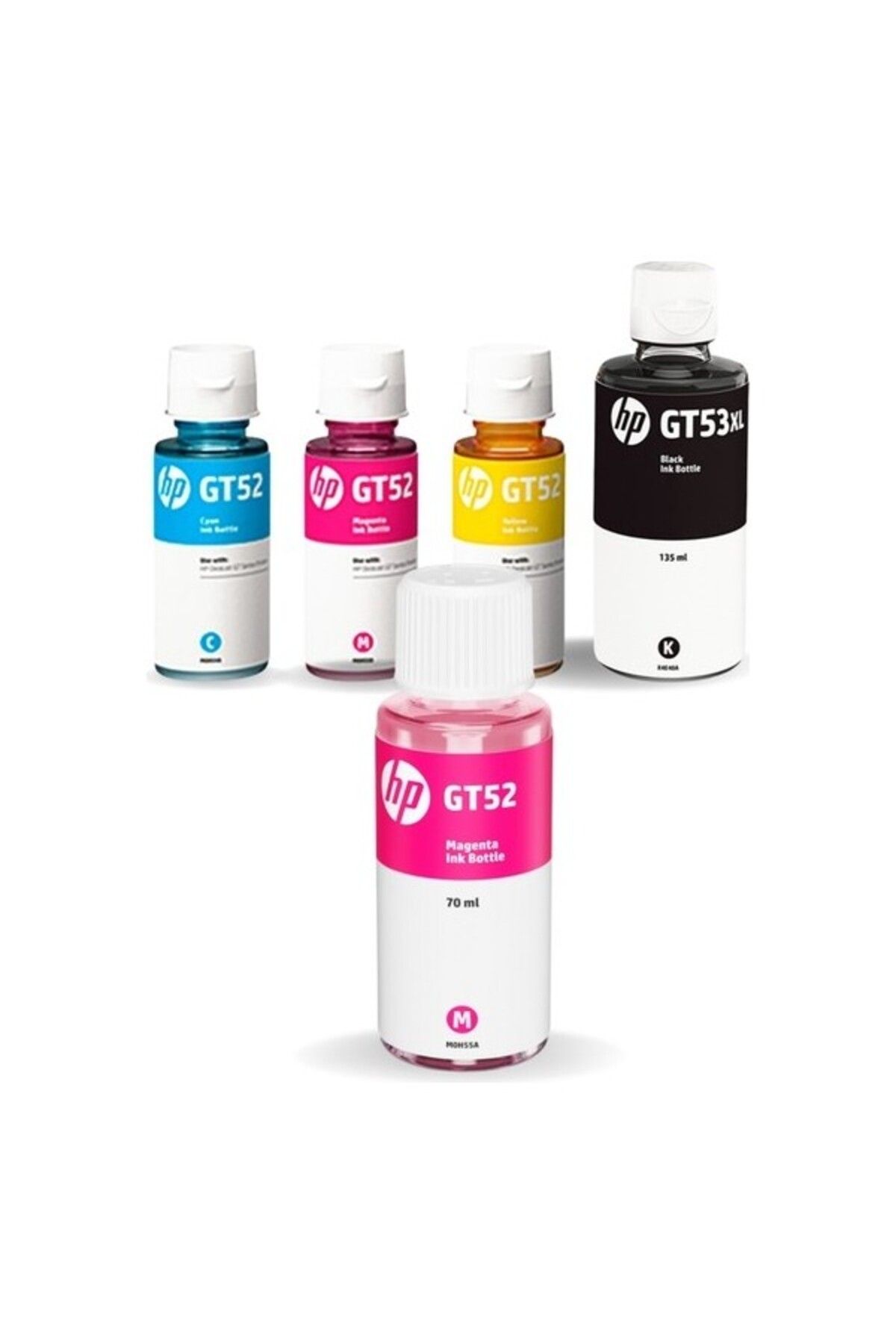 HP GT53XL L9U63A 4 Renk Mürekkep Seti + 1 Kırmızı Hediye AIU7A304