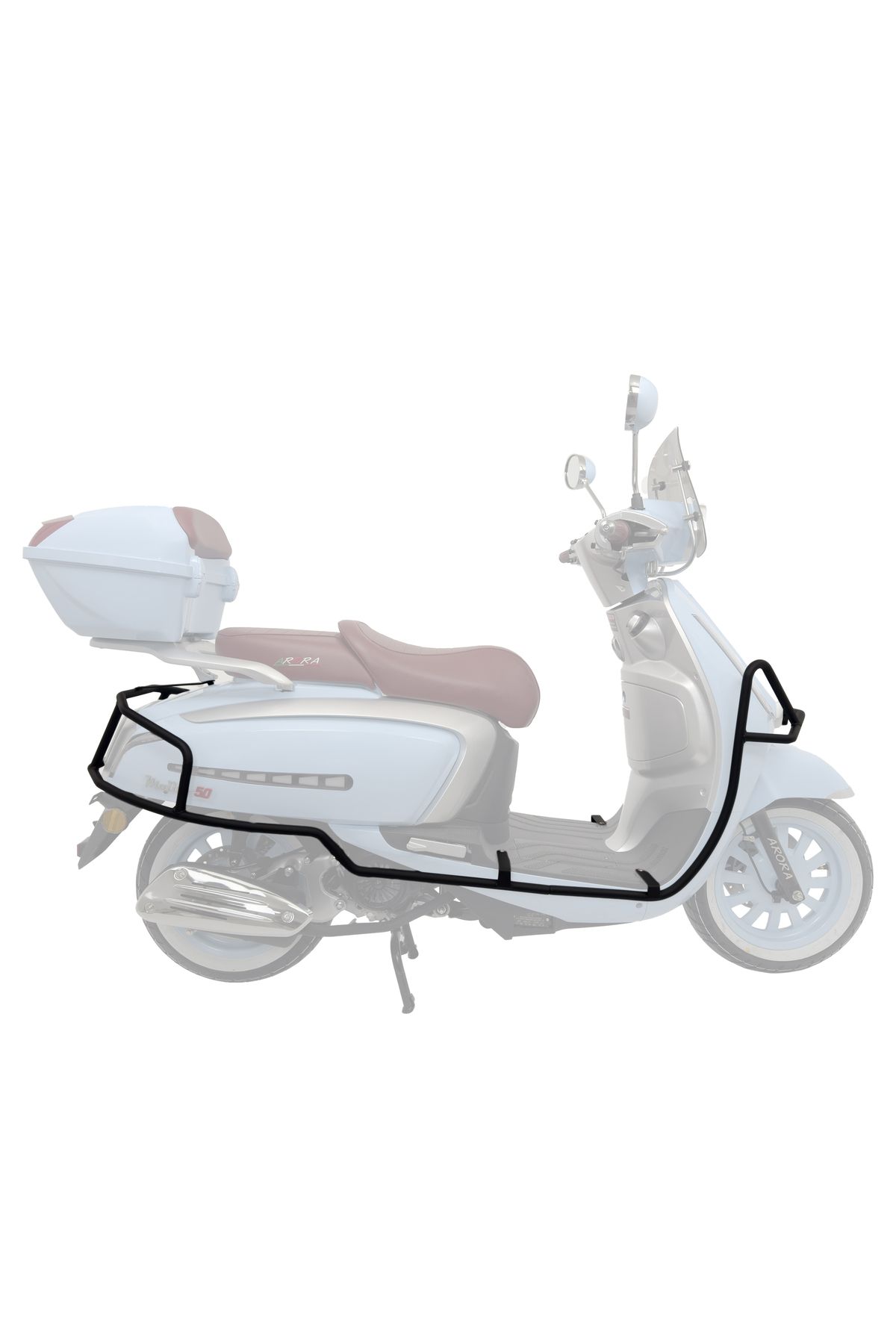 Moto-Knight Arora Mojito 50/125 CC Tam Uyumlu Motor Koruma Demiri