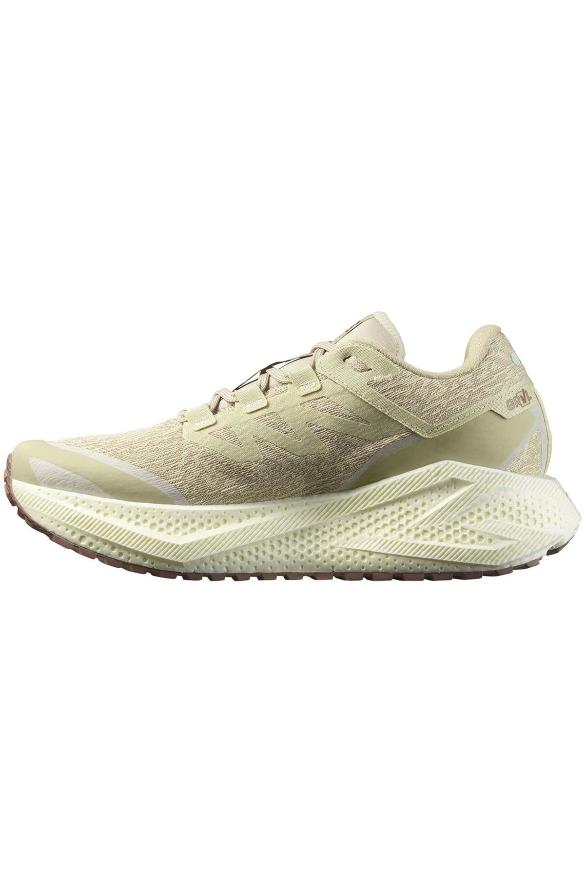 Salomon-Aero Glide 3 Grvl Trail Running Shoes Unisex Sports Shoes Beige 3