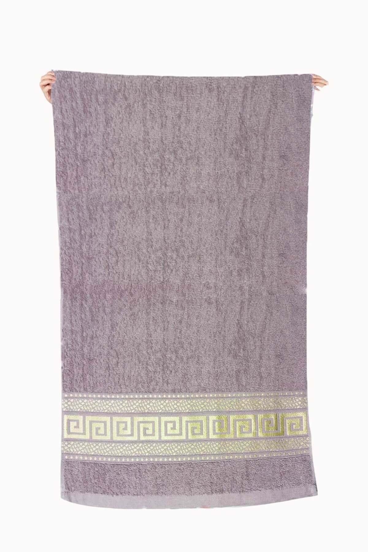 Mira Home Nayra &#37;100 Pamuklu Banyo Havlusu 70x140 Cm Mor