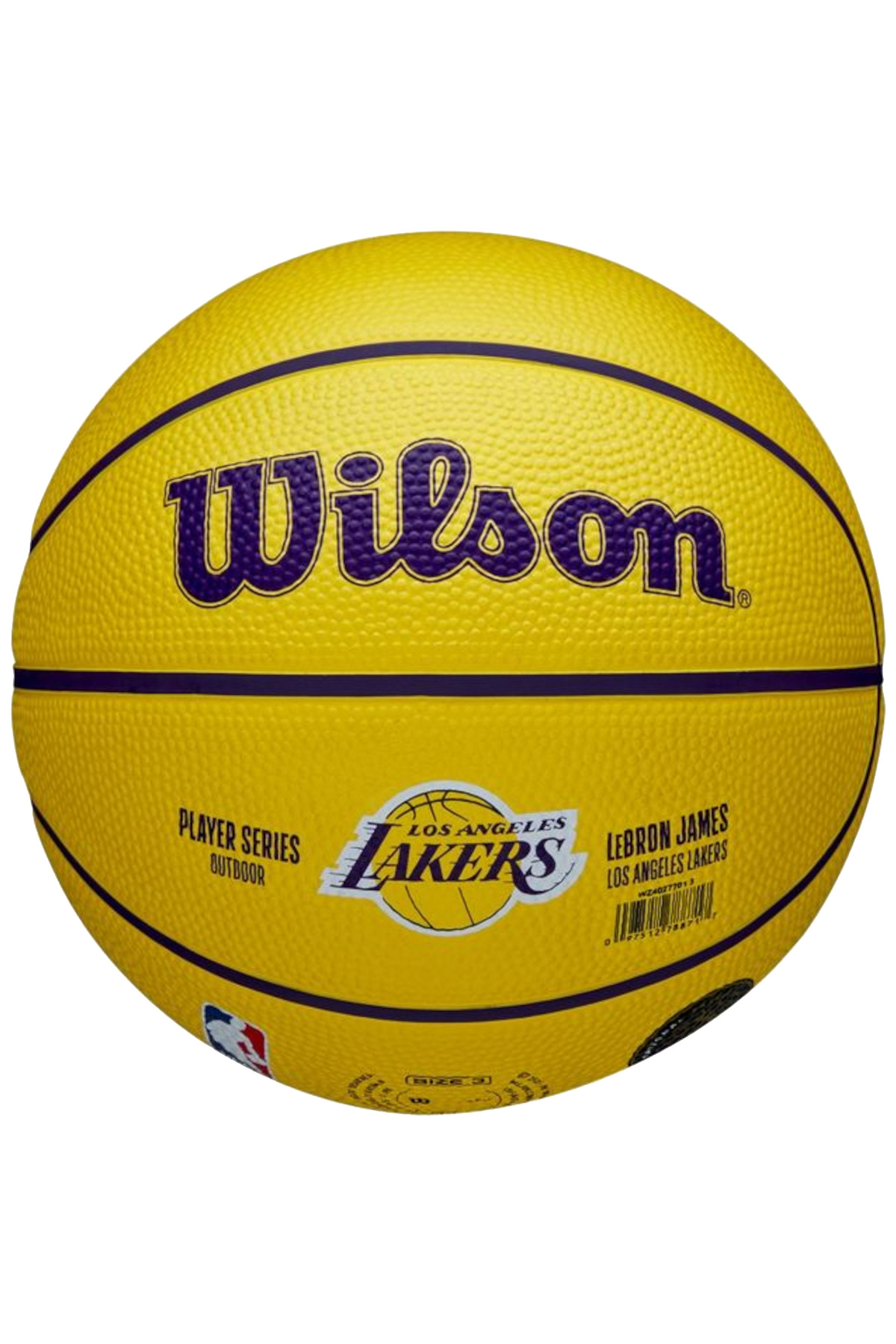 Wilson-Mini minge NBA Player Icon LeBron James, minge de baschet unisex 3