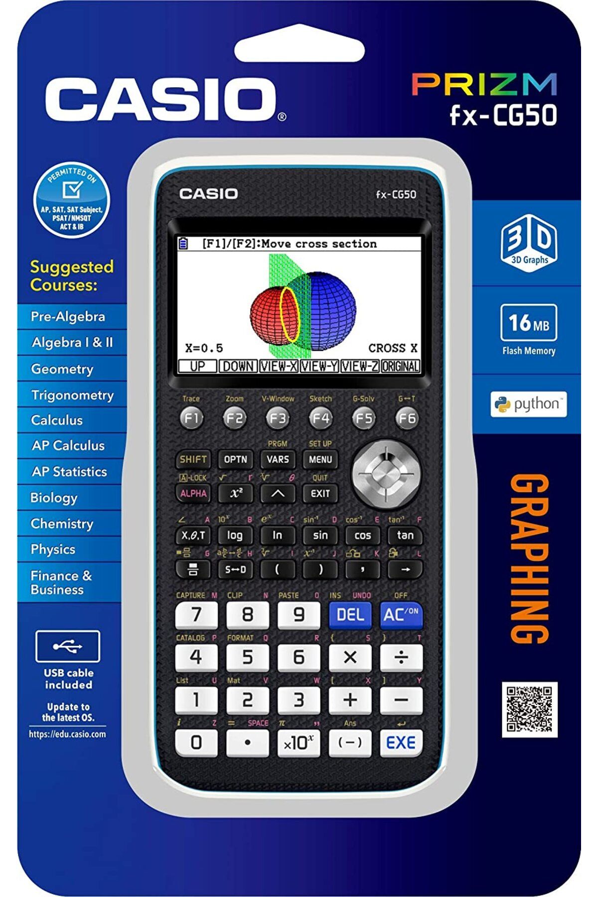 Casio-Casio Prizm FX-CG50 Color Graphing Calculator 4
