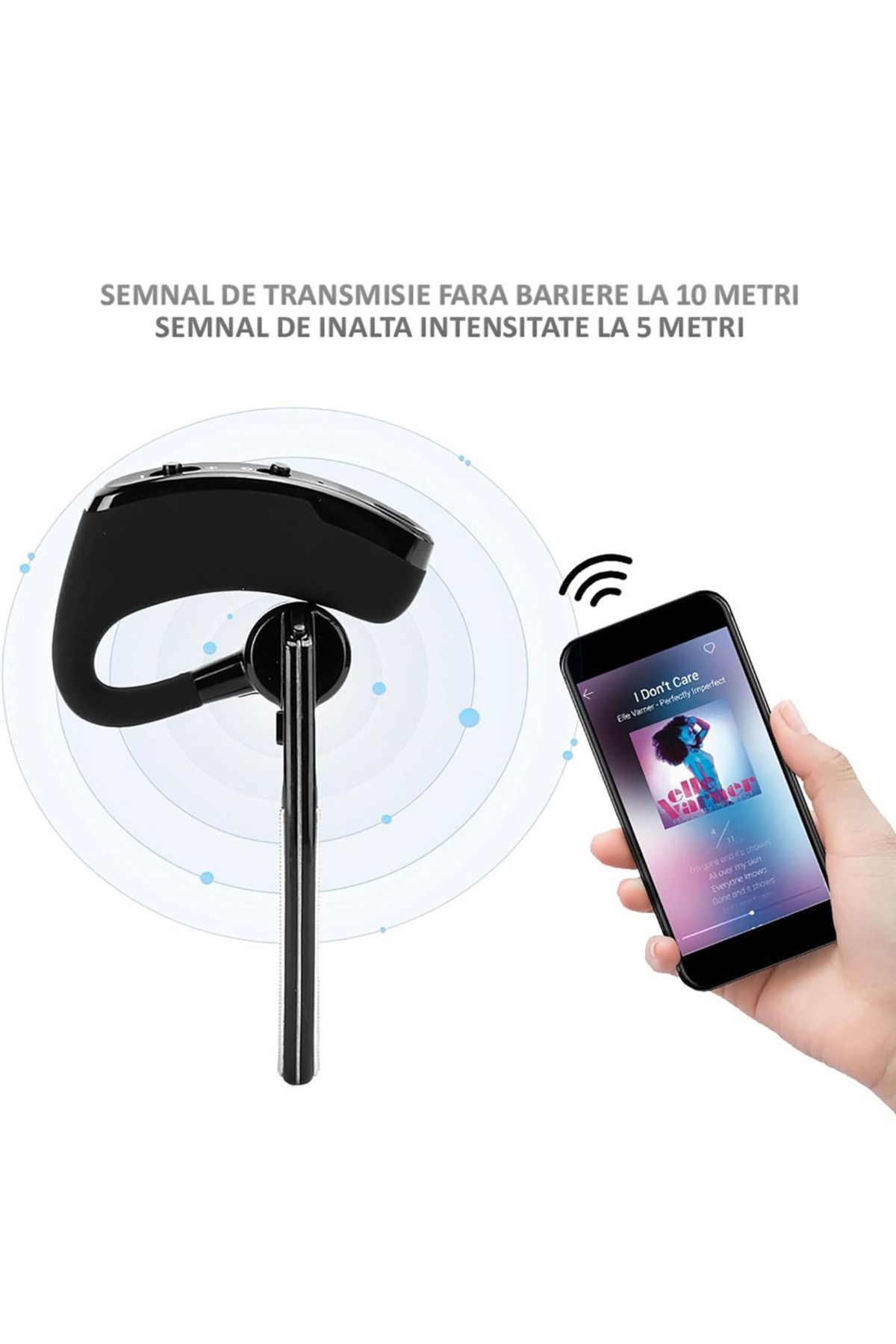NEXTLY-V8 Wireless Headphones, Bluetooth 4.0, Microphone, Music Playback, Calls, Multi-point, Nc 5