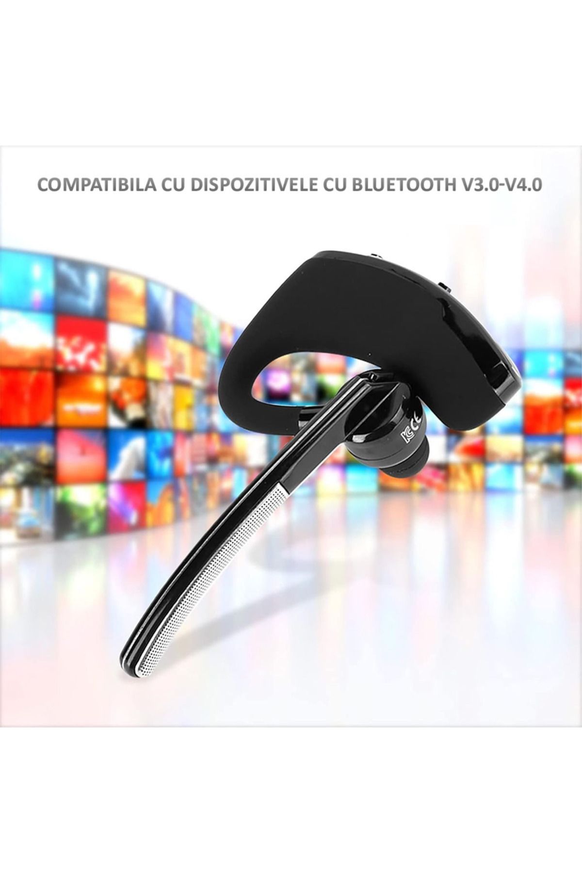 NEXTLY-V8 Wireless Headphones, Bluetooth 4.0, Microphone, Music Playback, Calls, Multi-point, Nc 3