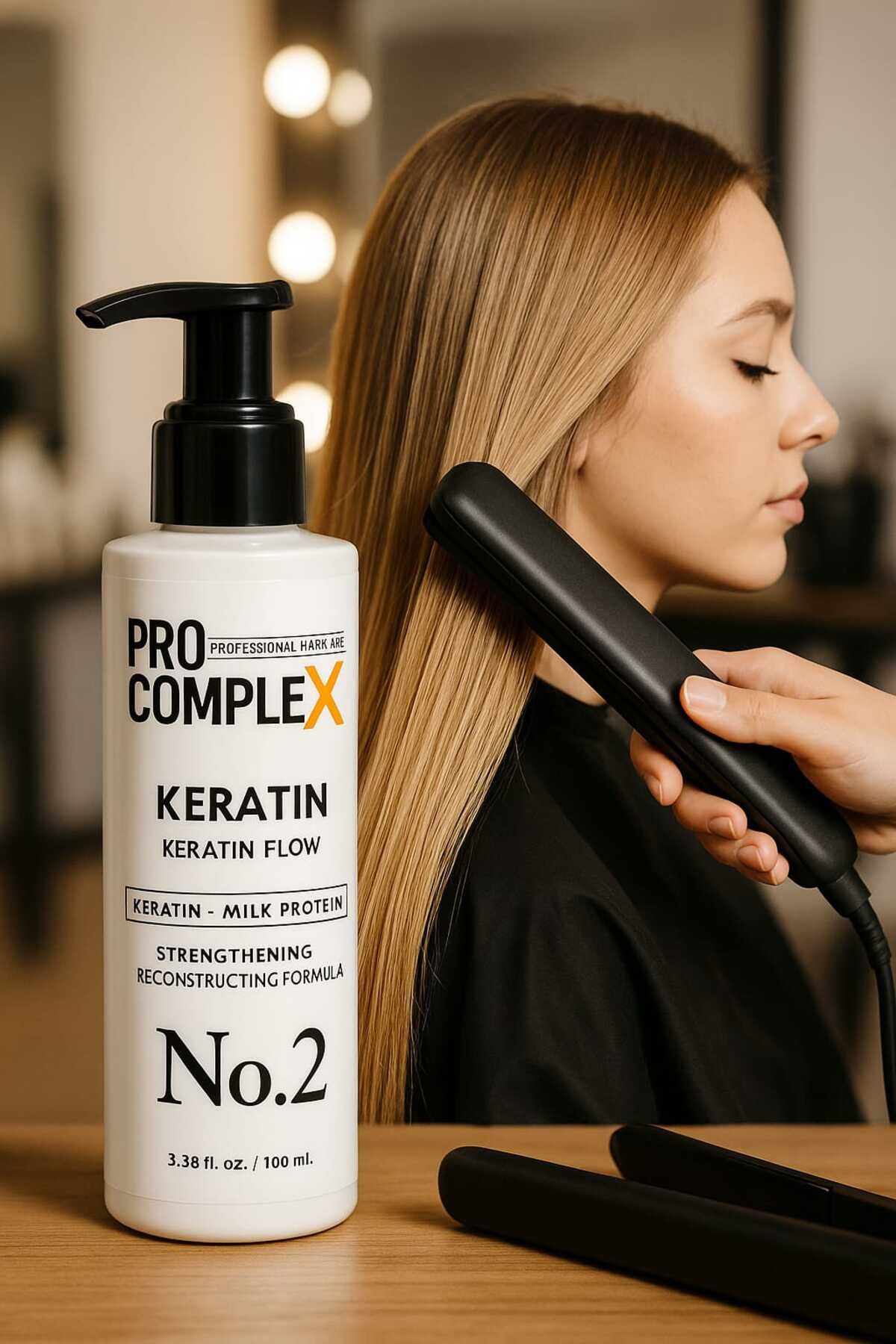 GROVİNG HAİR PROCOMPLEX Keratin saç düzleştirici Set 100 ml Profesyonel Saç Düzleştirici ve Keratin Bakım Seti