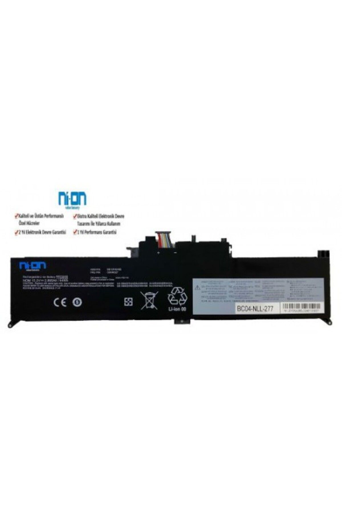 NION Lenovo Thinkpad yoga 260 Type 20FD 20FD001WTX uyumlu Notebook Batarya - Pil