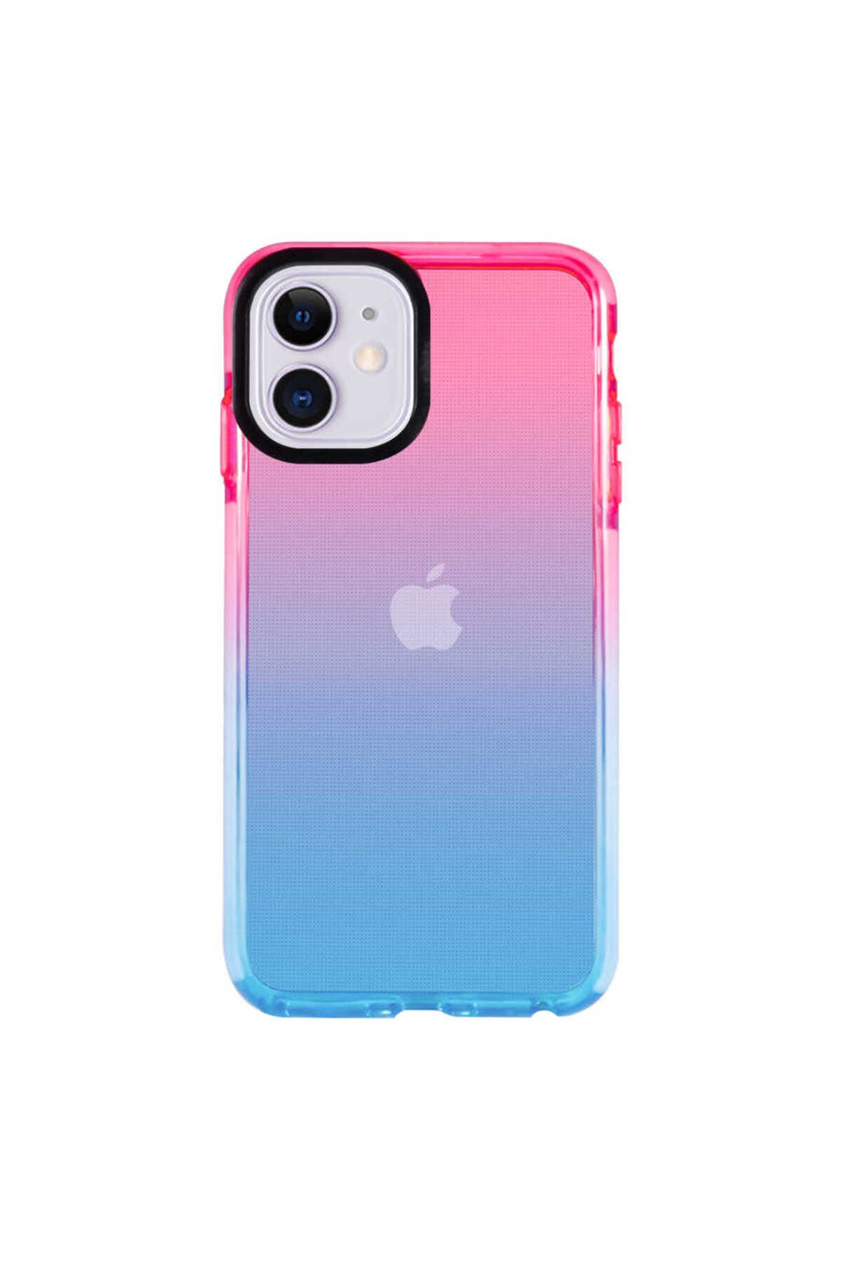 Teleplus iPhone 11 Kılıf Punto Renk Geçişli Silikon