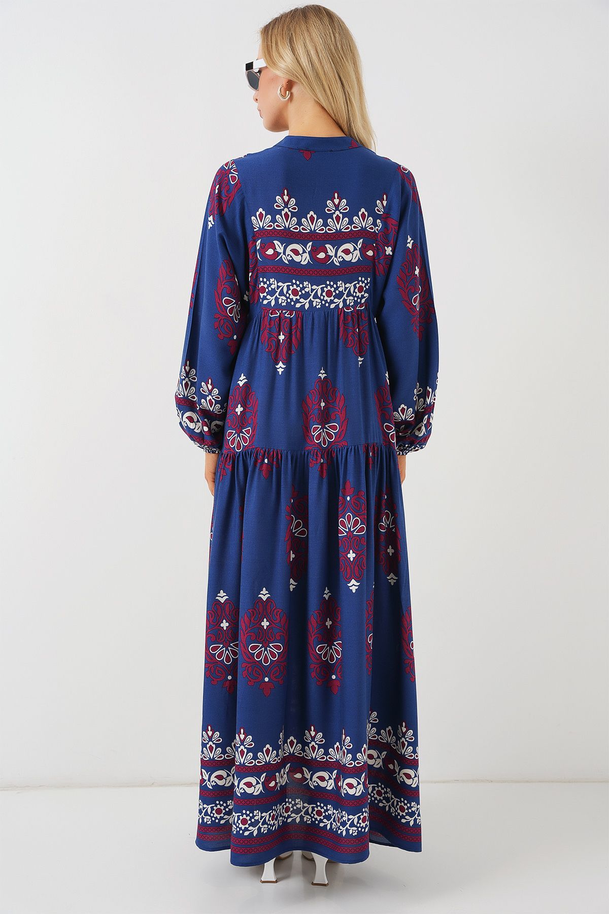 Bigdart-2423 Rochie hijab cu model autentic - Petrol 1 6