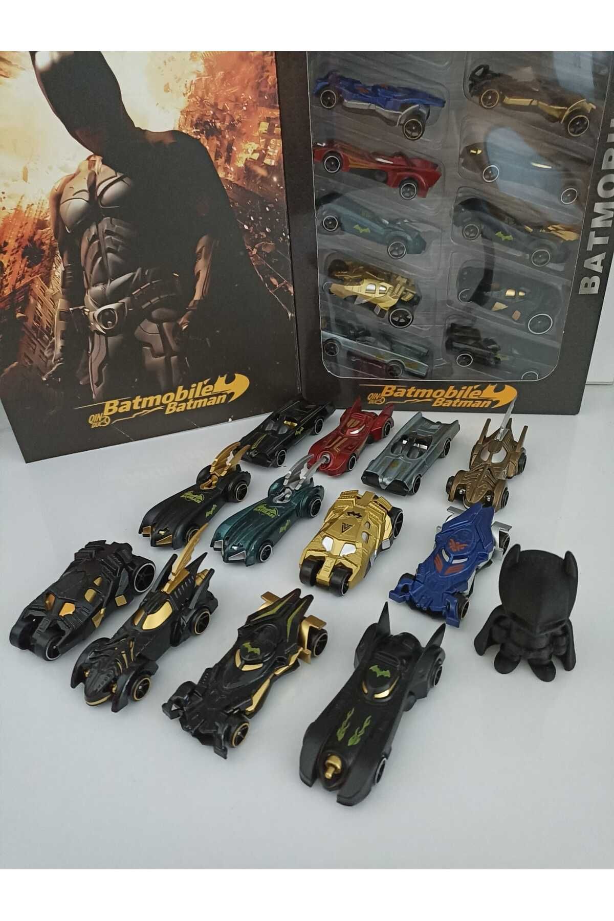 smilechild 12 li Batman METAL Kaliteli Araba Modelleri BATMAN KARAKTER