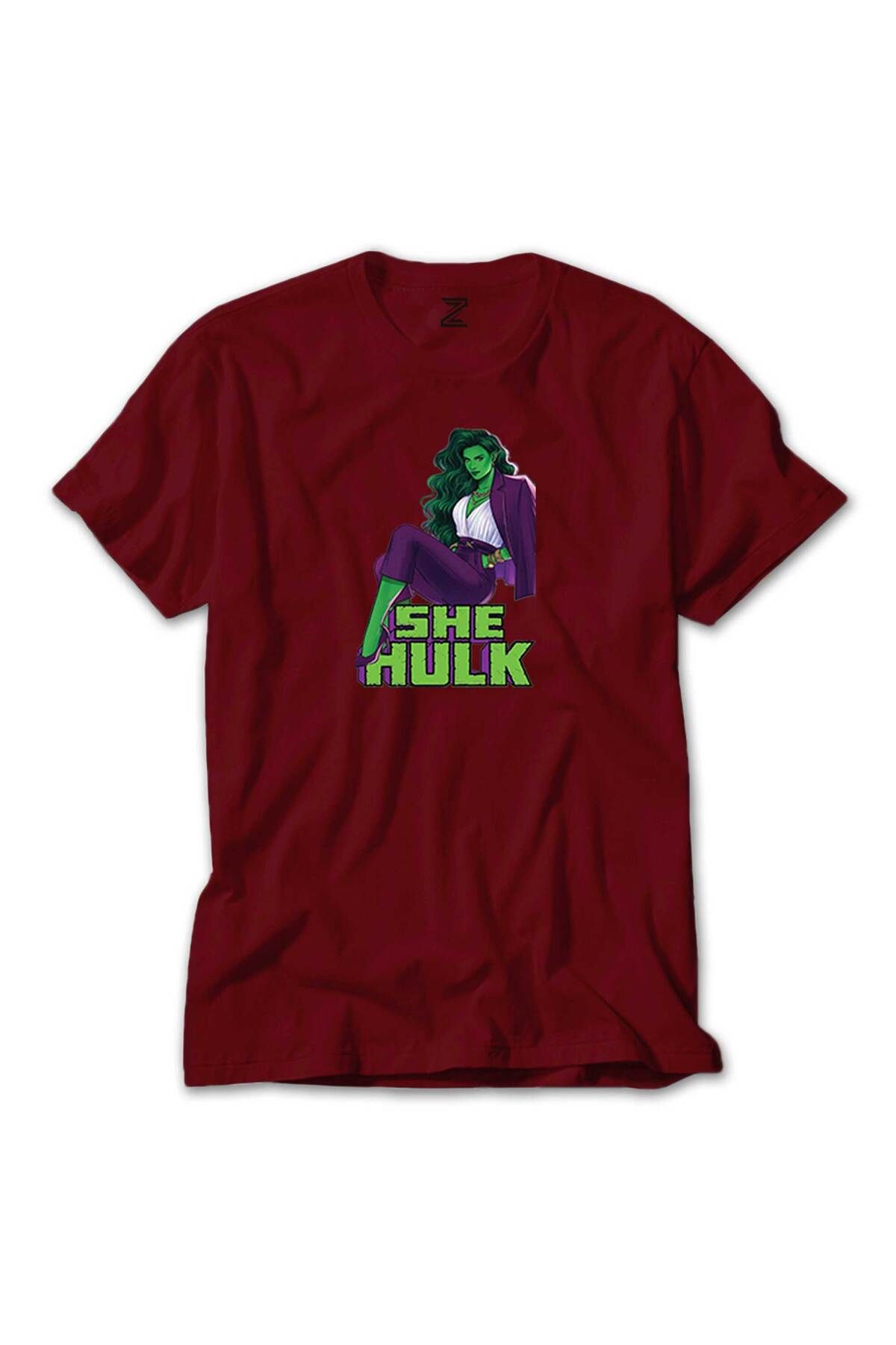 WAKHA She Hulk Digital Kırmızı Tişört