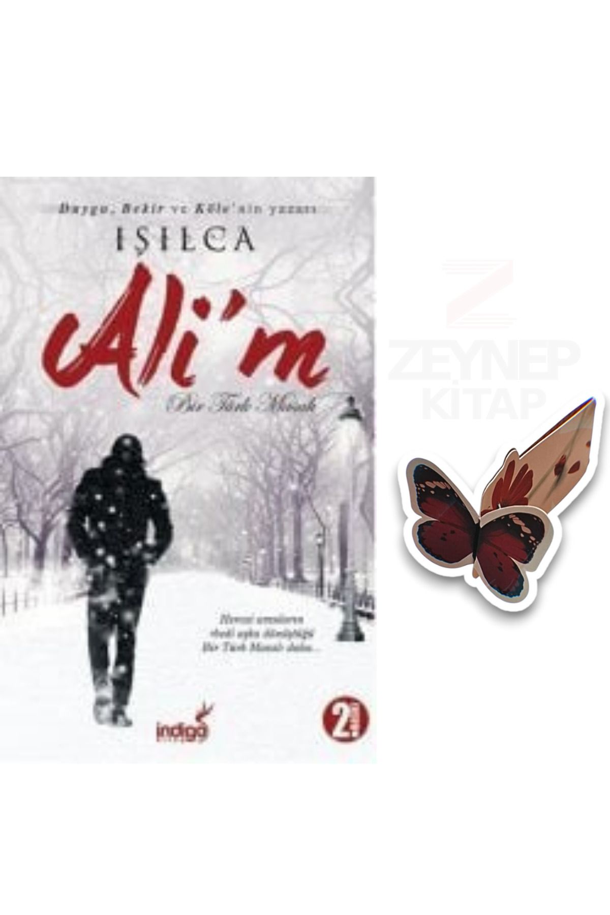İndigo Kitap Ali'm - Bir Türk Masalı(Özel Tasarım Hareketli Kelebek Ayraç Hediye)